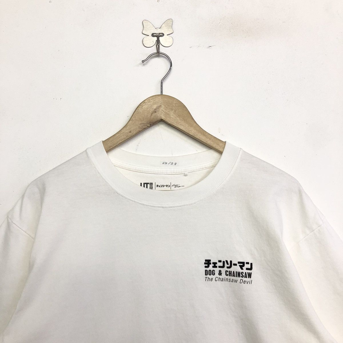 Anime Chainsaw Man Pochita X Uniqlo Oversize Tshirt Size US M / EU 48-50 / 2 - 4 Thumbnail