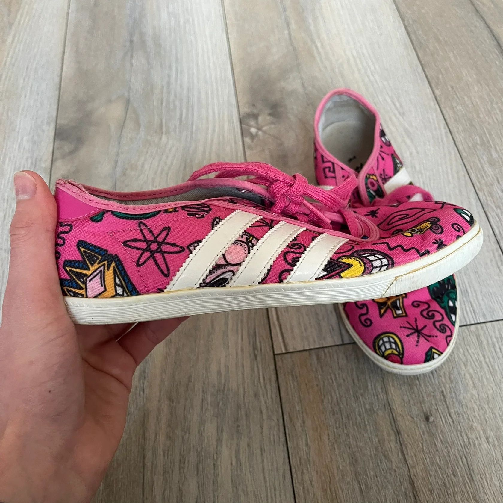 Adidas × Jeremy Scott Jeremy Scott x adidas 2014 P-Sole “Pink” Sneakers Size US 6 / IT 36 - 2 Thumbnail
