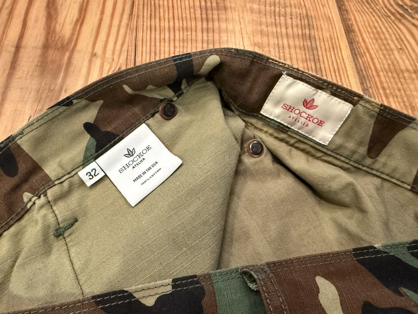 Shockoe Atelier Shockoe Atelier Fatigue Camo pants 32 Size US 32 / EU 48 - 2 Thumbnail