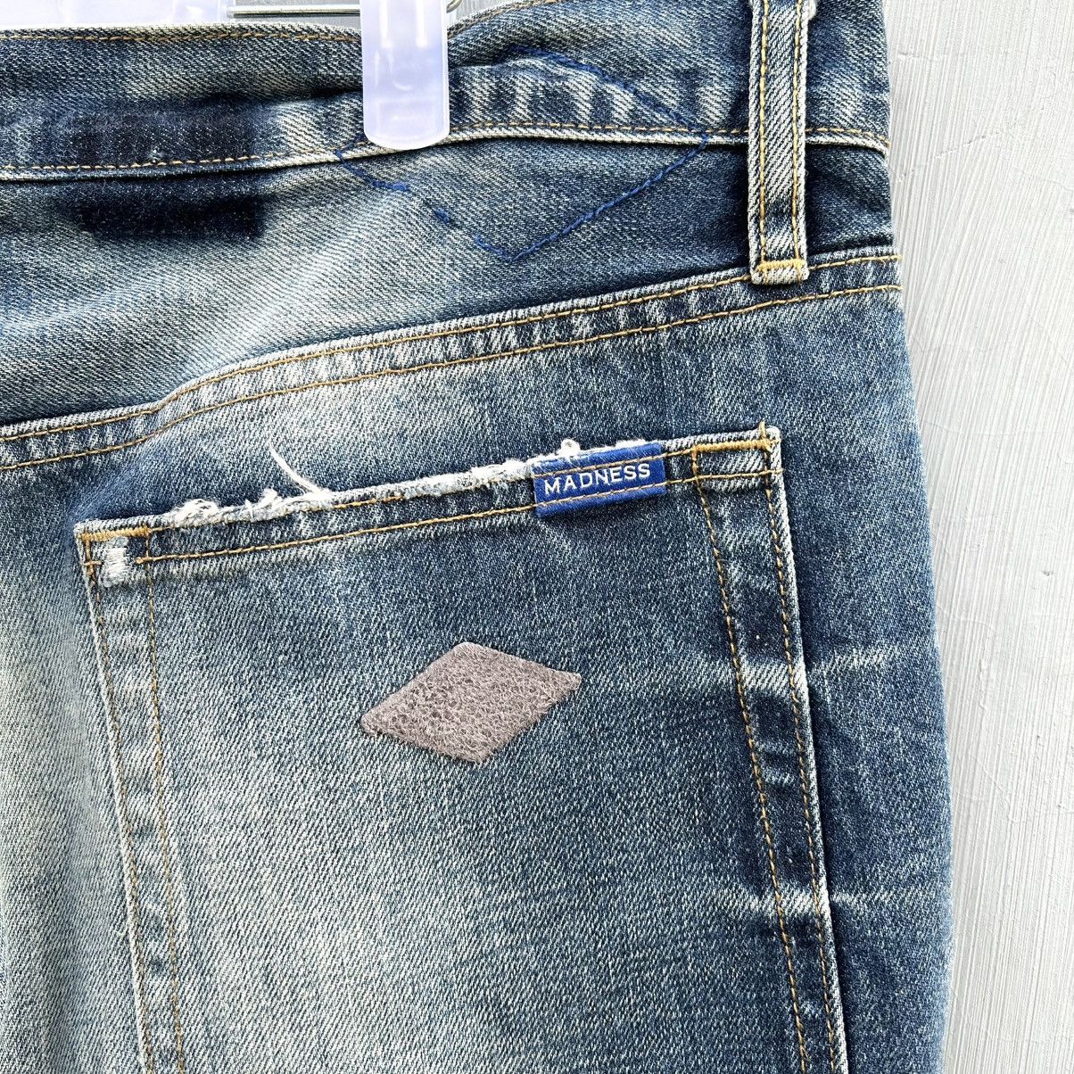 Madness MADNESS 24AW JAPAN Washed Distressed Denim Pants Size US 38 / EU 54 - 15 Thumbnail