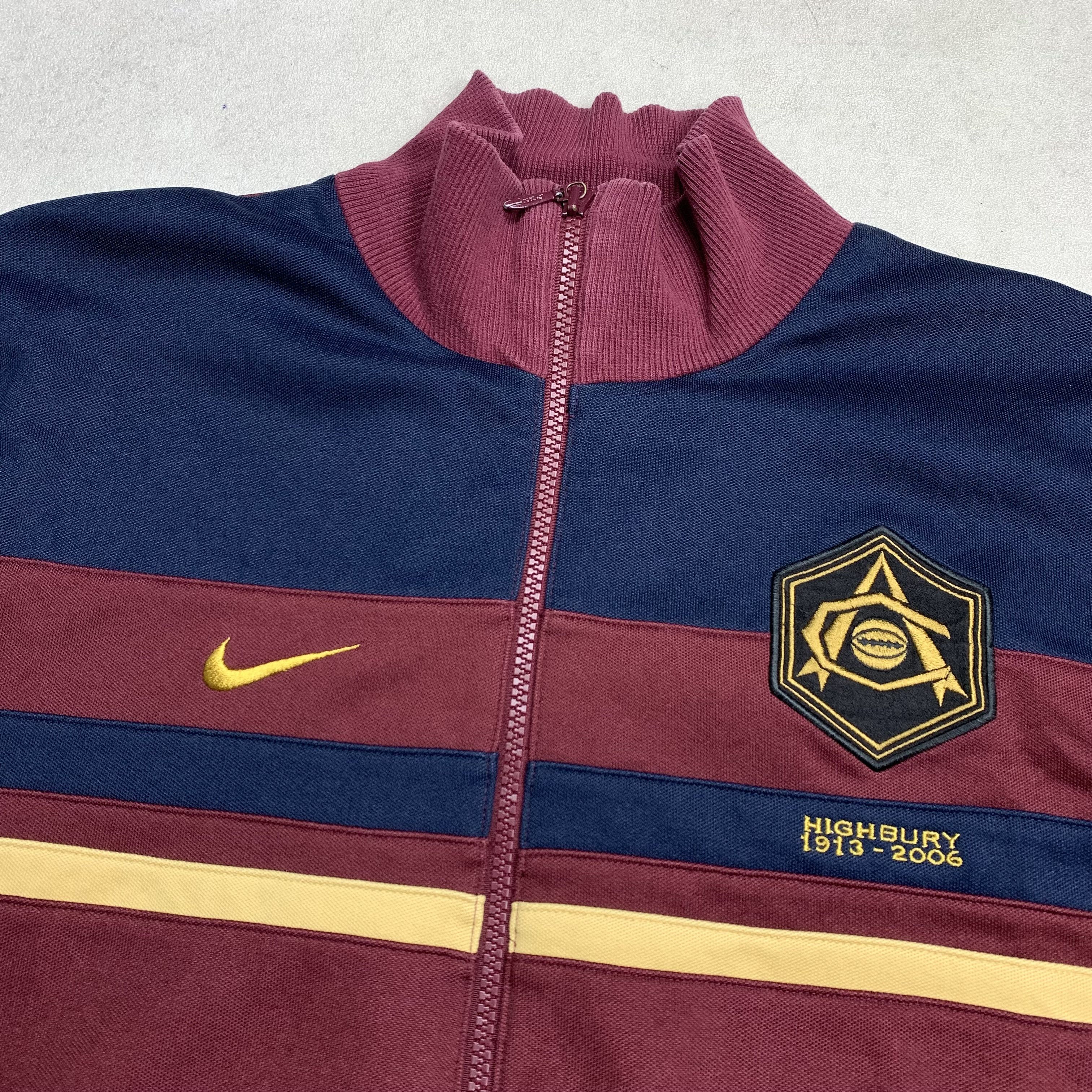 Nike Nike Arsenal Highbury Track Jacket Zip Up Size US L / EU 52-54 / 3 - 4 Thumbnail