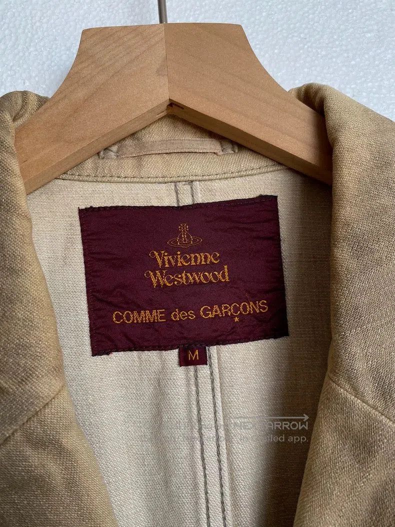 Comme des Garcons COMME des GARCONS x Vivienne Westwood Vintage Denim Blazer. Size US M / EU 48-50 / 2 - 7 Thumbnail