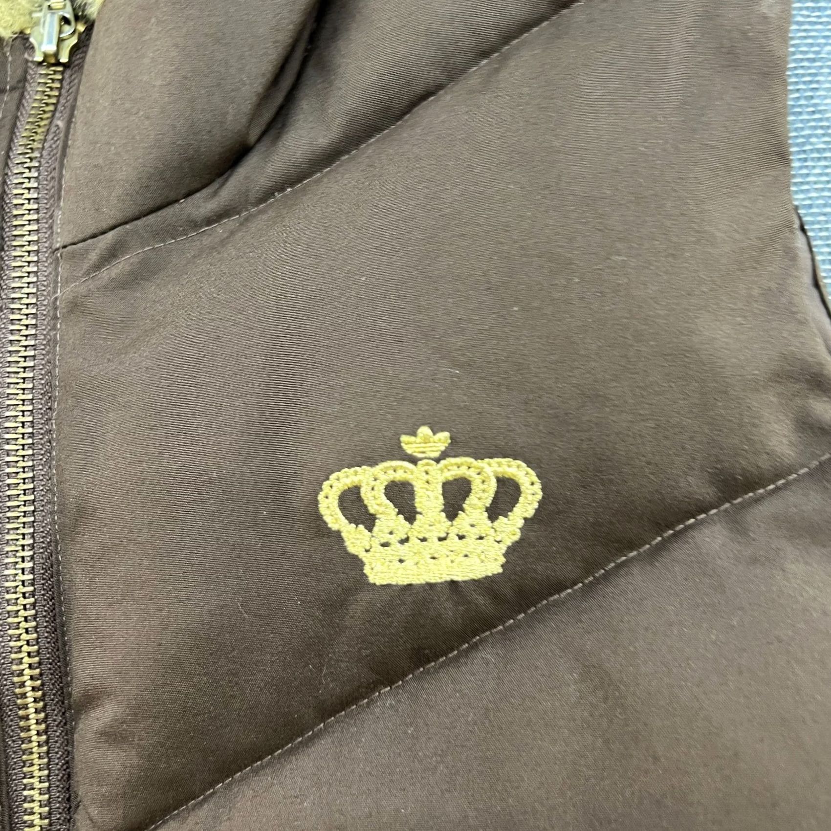 Adidas VINTAGE Adidas Missy Elliott Respect Me 2005 Vest Jacket Womens Size 38 Puffer Brown Size M / US 6-8 / IT 42-44 - 7 Thumbnail