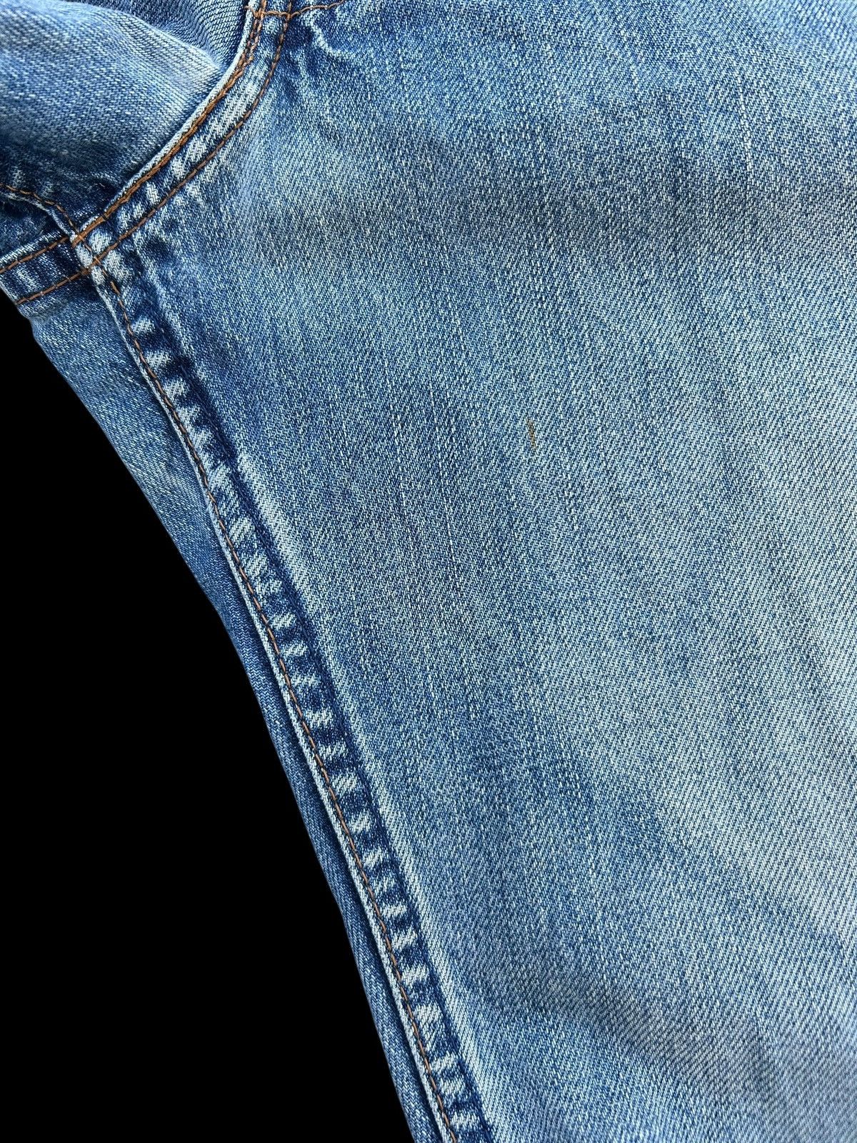 Japanese Brand × Kapital × Vintage THRASHED Levis Selvedge Vintage Distressed Short Denim Size US 32 / EU 48 - 19 Thumbnail