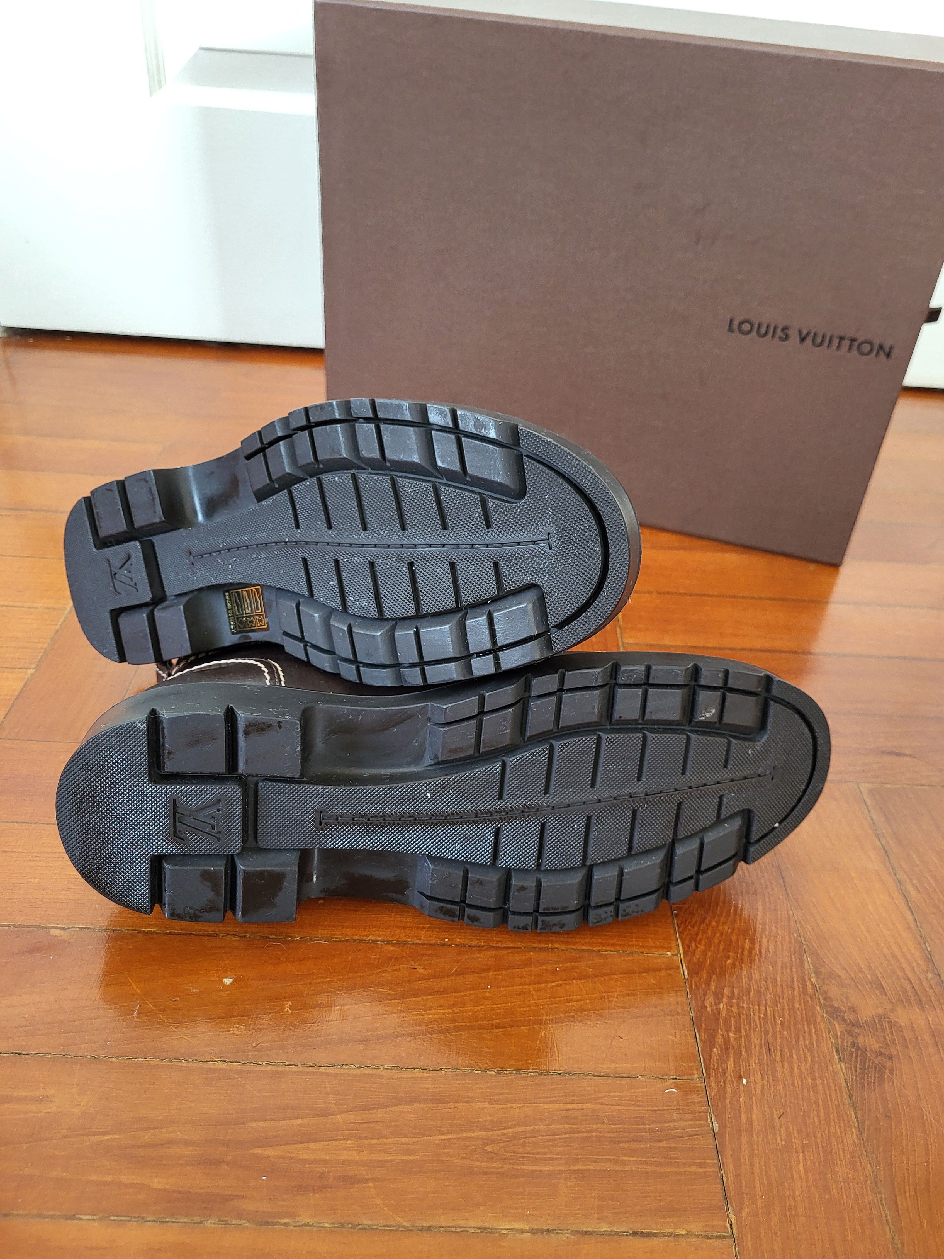 Louis Vuitton Louis Vuitton Leather Tie Up Boots UK6.5 Size US 7.5 / EU 40-41 - 8 Thumbnail