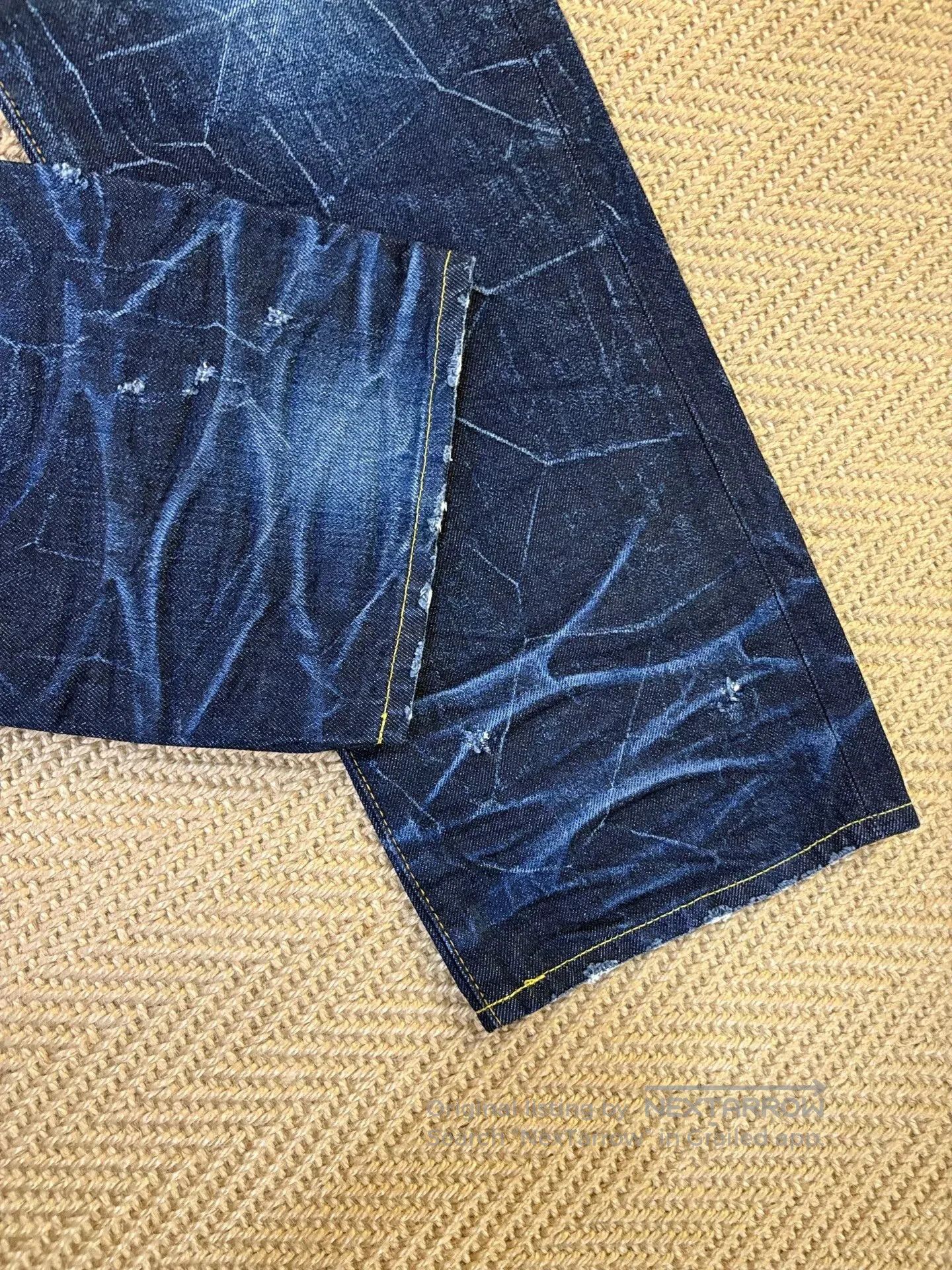 Vanquish vanquish & fragment distressed denim pants. Size US 44 / EU 60 - 6 Thumbnail