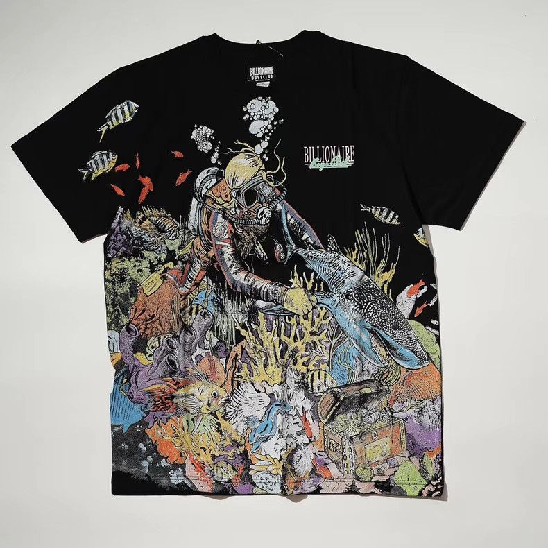 Billionaire Boys Club BBC Deep Sea Large Print Series Short Sleeve T-Shirt Size US L / EU 52-54 / 3 - 1 Thumbnail