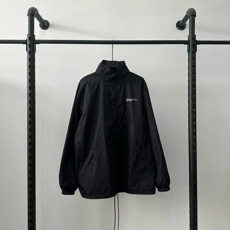 Balenciaga Balenciaga SS21 Logo Windbreaker Jacket-2506 Size US S / EU 44-46 / 1 - 1 Thumbnail