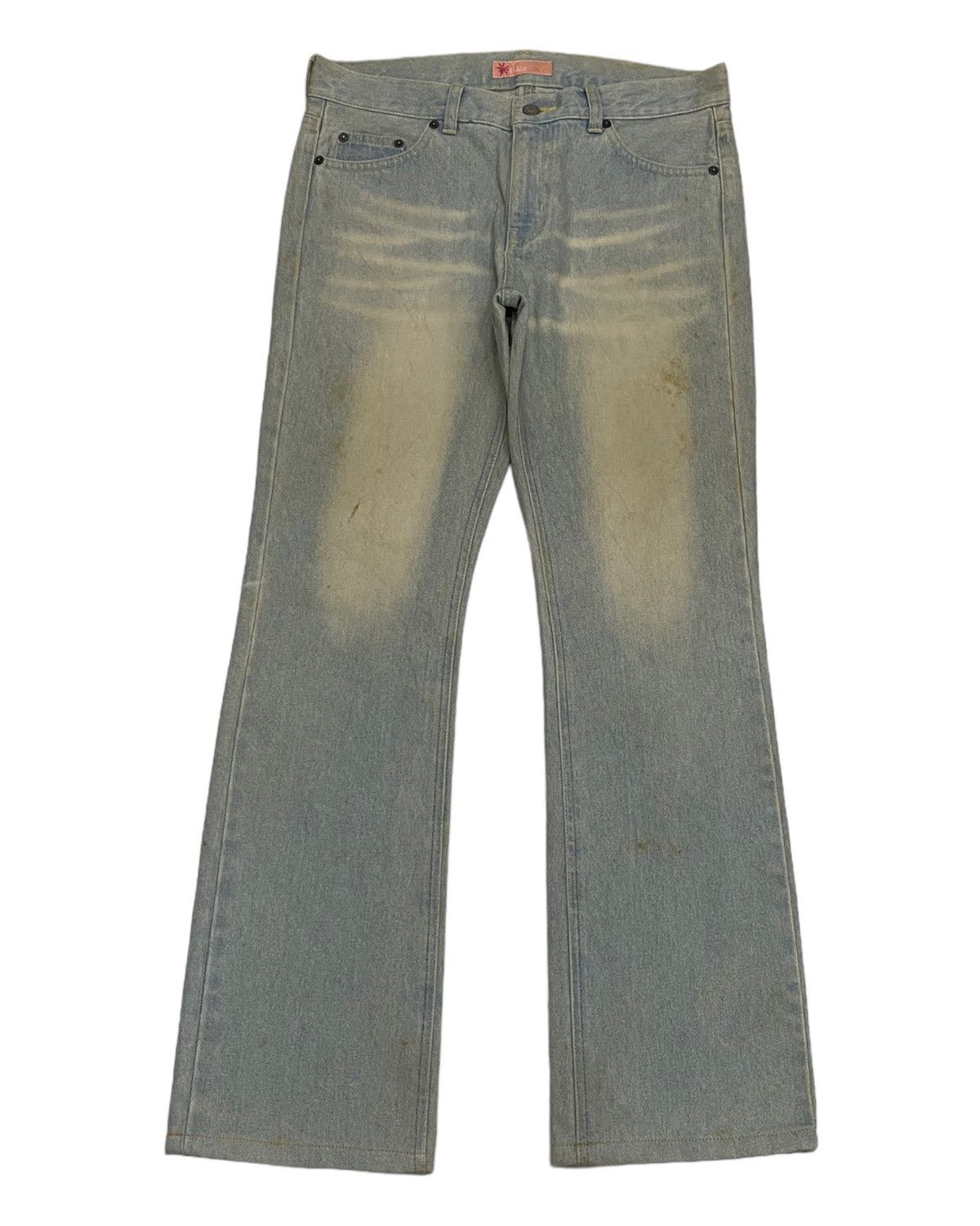 Hysteric Glamour FLARE JEANS🔥RUSTY BOOTCUT FLARE DENIM JEANS DISTRESSED Size US 32 / EU 48 - 1 Thumbnail