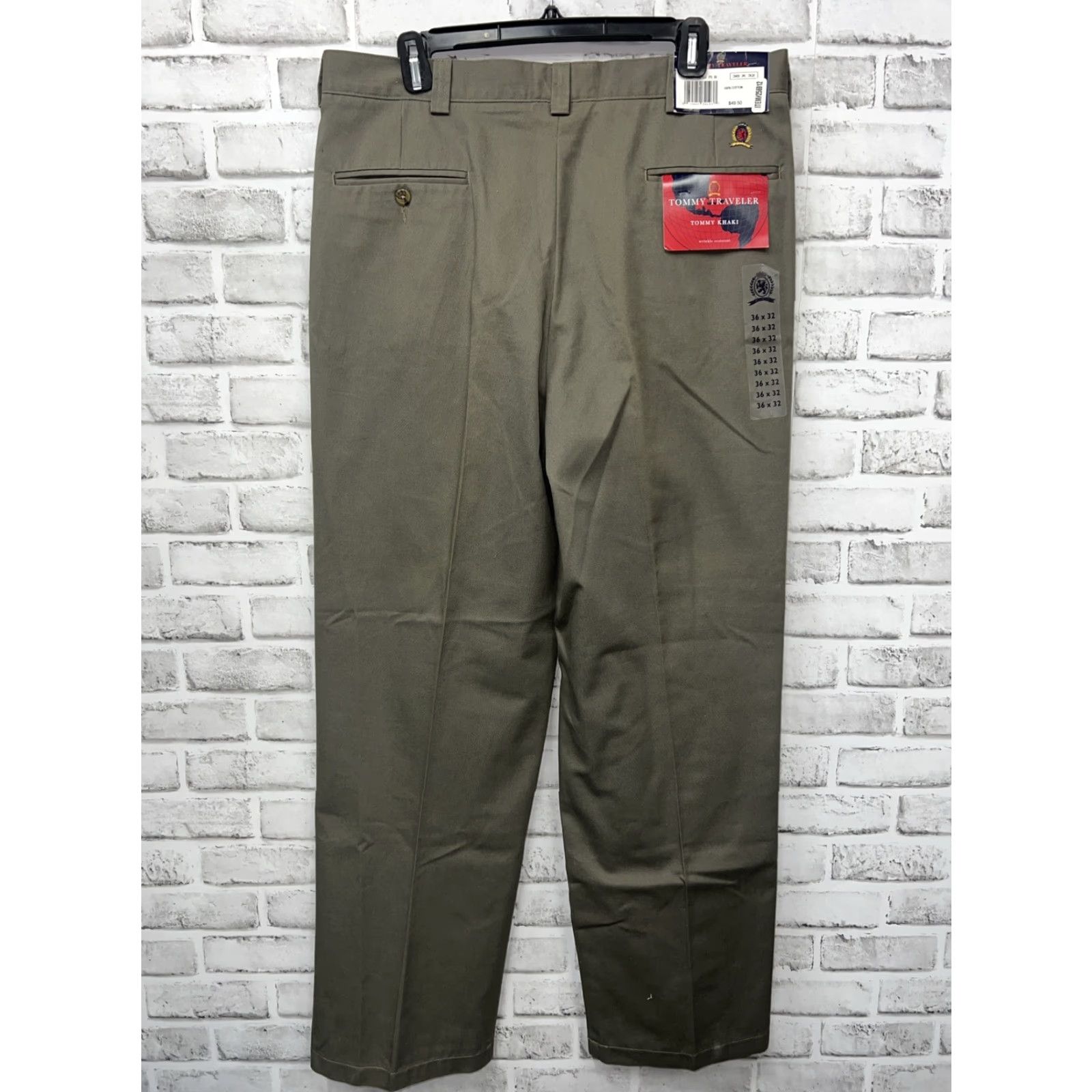 Tommy Hilfiger Tommy Hilfiger Pants Mens 36x32 Beige Khaki Travel Khakis Size US 36 / EU 52 - 4 Thumbnail