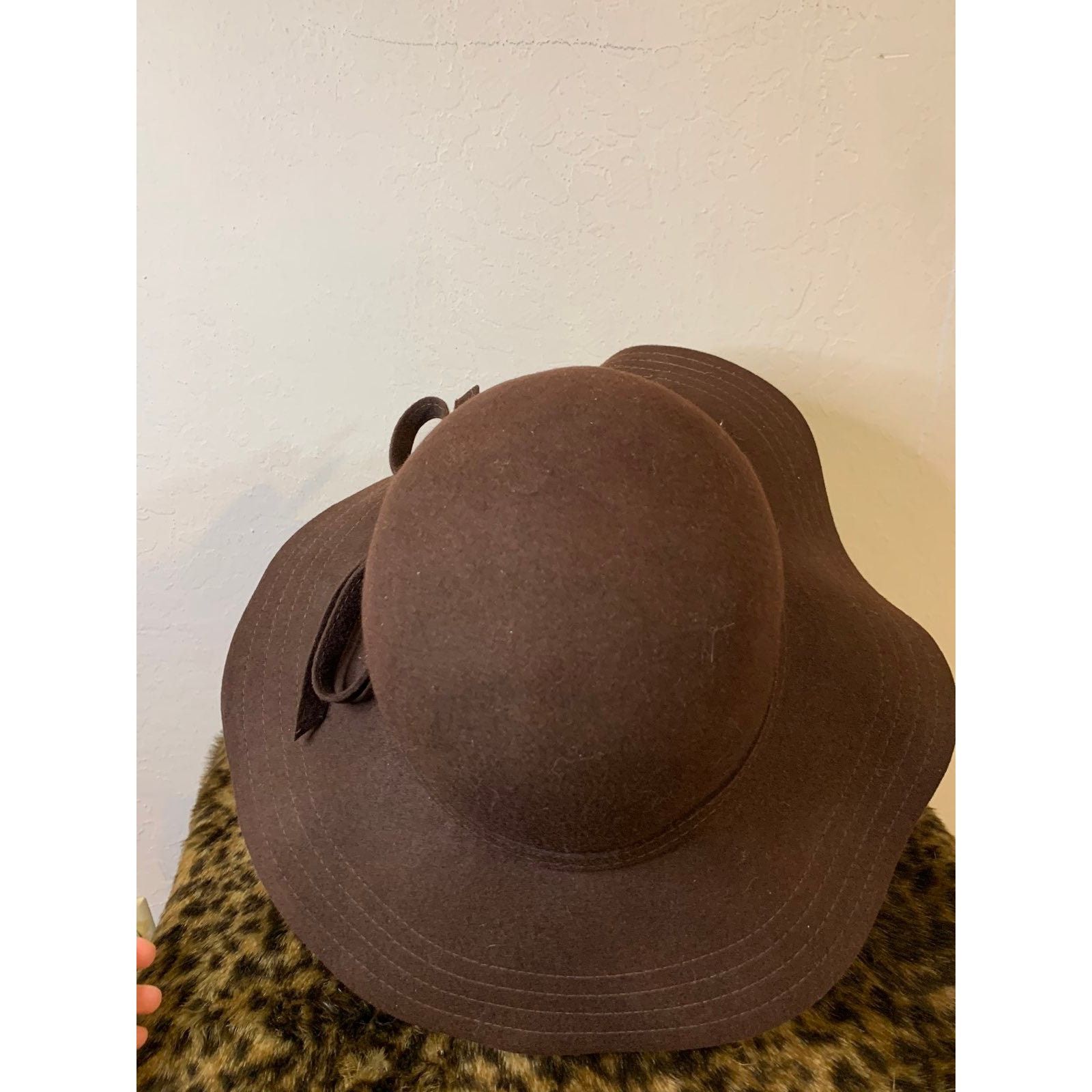 Other Wool Hat Brown Color Women One Size Fit All Size ONE SIZE - 9 Thumbnail