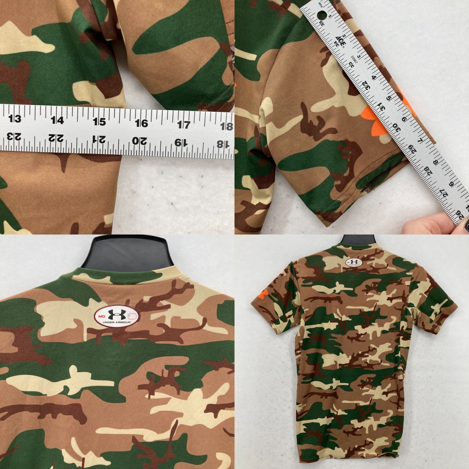 Under Armour Under Armour Superman HeatGear Compression T Shirt Mens Medium Camouflage Gym Size US M / EU 48-50 / 2 - 8 Thumbnail