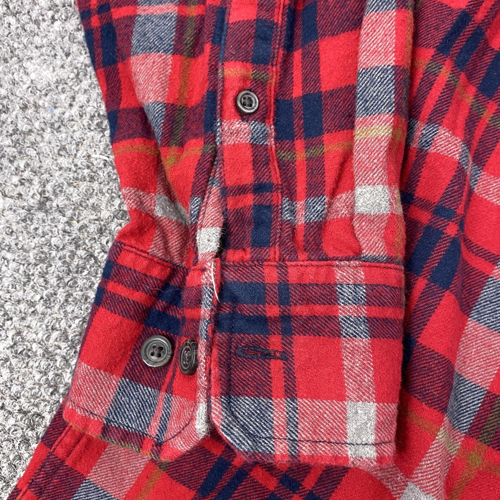 Eddie Bauer VINTAGE Eddie Bauer Shirt Mens 2XL Red Plaid Flannel Button Down Long Sleeve Cotton Size US XXL / EU 58 / 5 - 5 Thumbnail