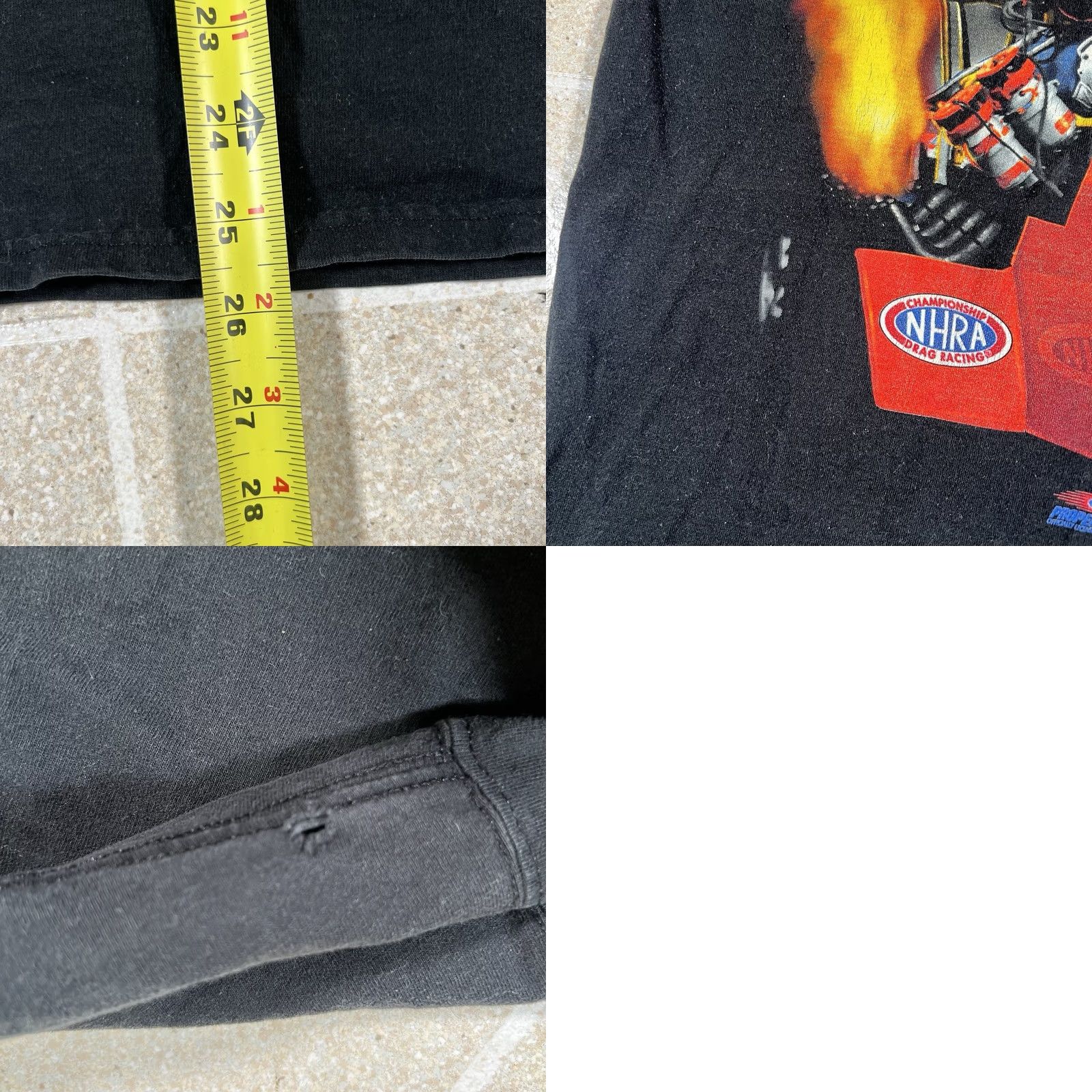 Fruit Of The Loom VINTAGE NHRA Drag Racing Ride The Mechanical Bull T-Shirt Mens Size M Black Fruit of the Loom Size US M / EU 48-50 / 2 - 8 Thumbnail