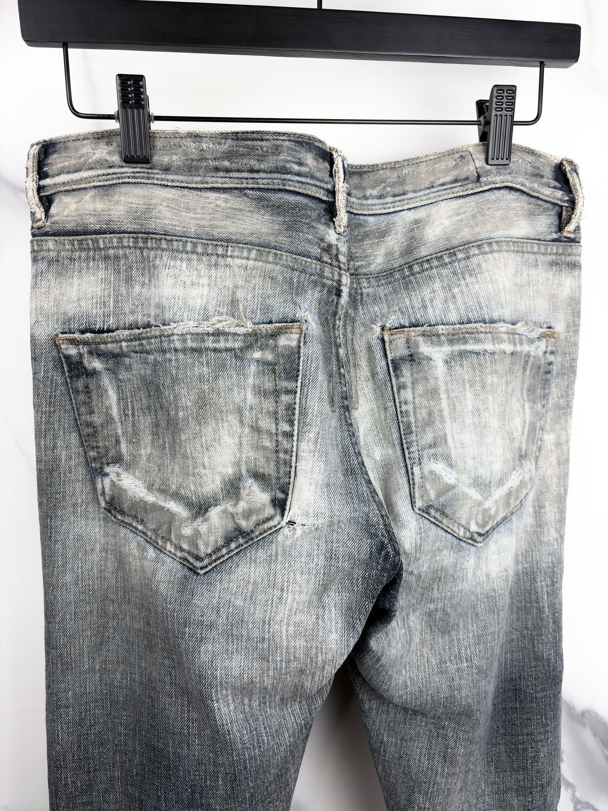 Rick Owens FW08 Rick Owens Banana Cut Spiral Denim Jeans Dust Acid Size US 30 / EU 46 - 6 Thumbnail
