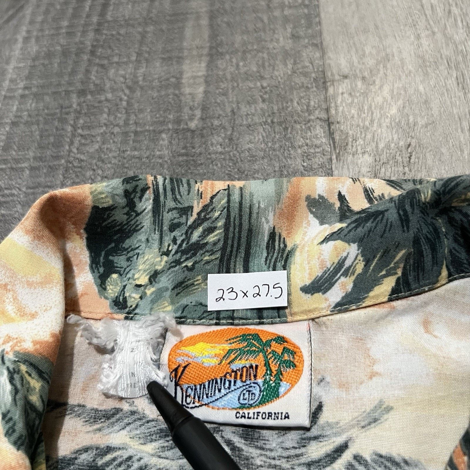 Kennington Ltd. VTG 80s Kennington California Men’s Hawaiian Shirt Tropical Size US M / EU 48-50 / 2 - 4 Thumbnail