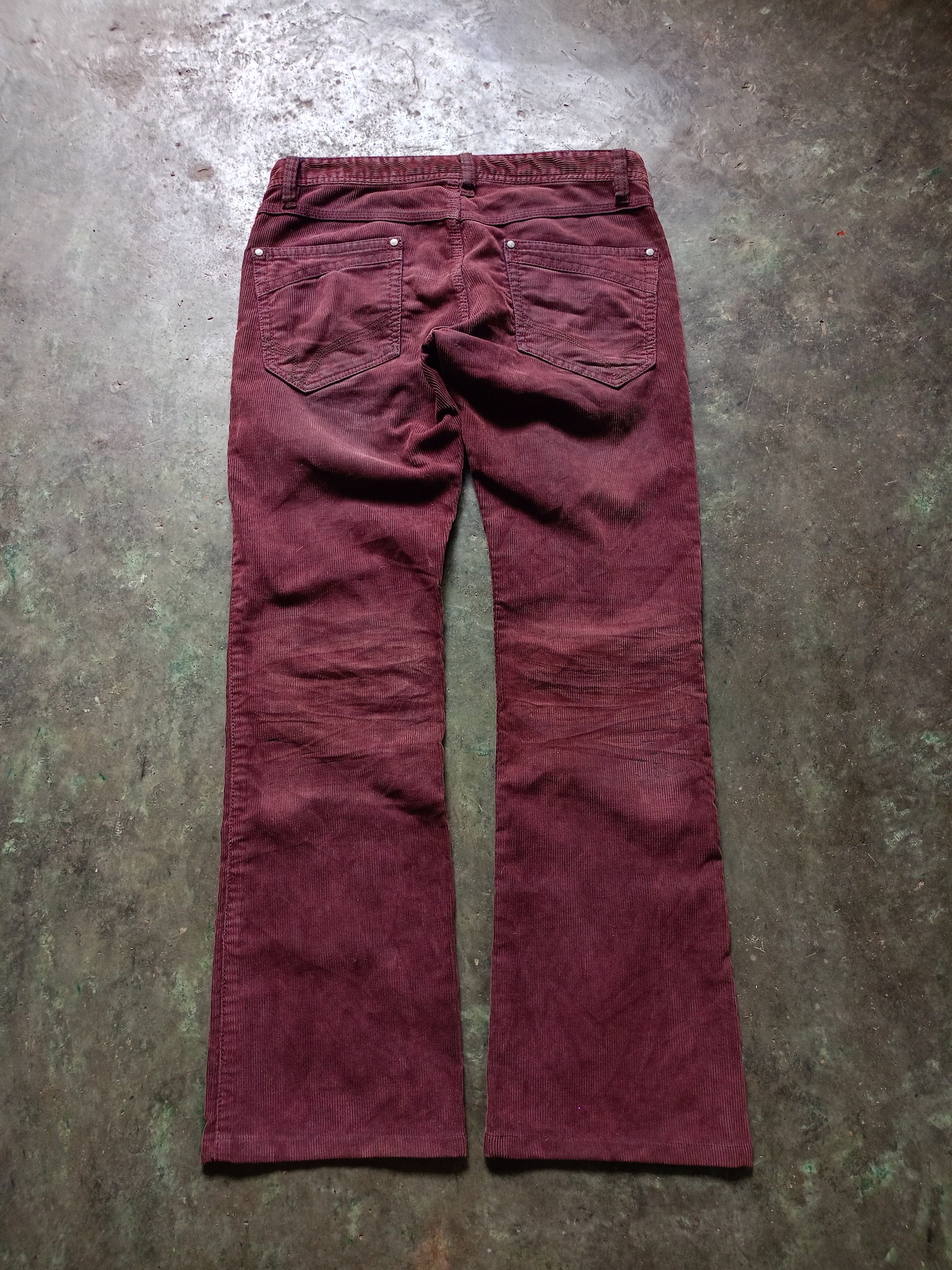 14th Addiction × HIDEAWAYS × Japanese Brand Hideaways Nicole Corduroy Pants Size US 31 - 3 Thumbnail