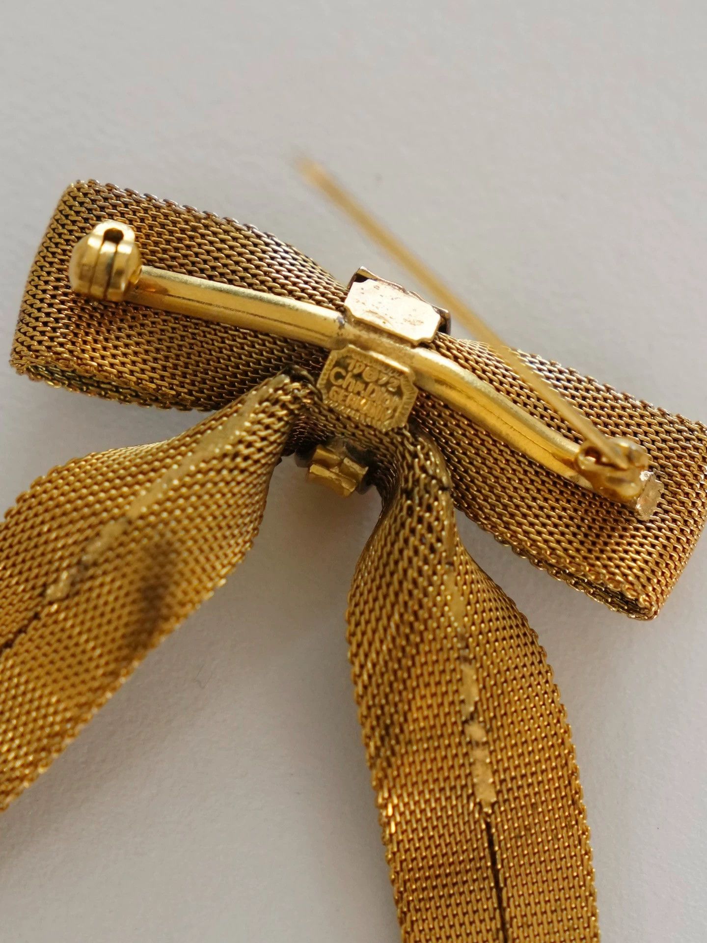 Dior Dior 1972 Gold-Plated Bow Brooch Size ONE SIZE - 8 Thumbnail