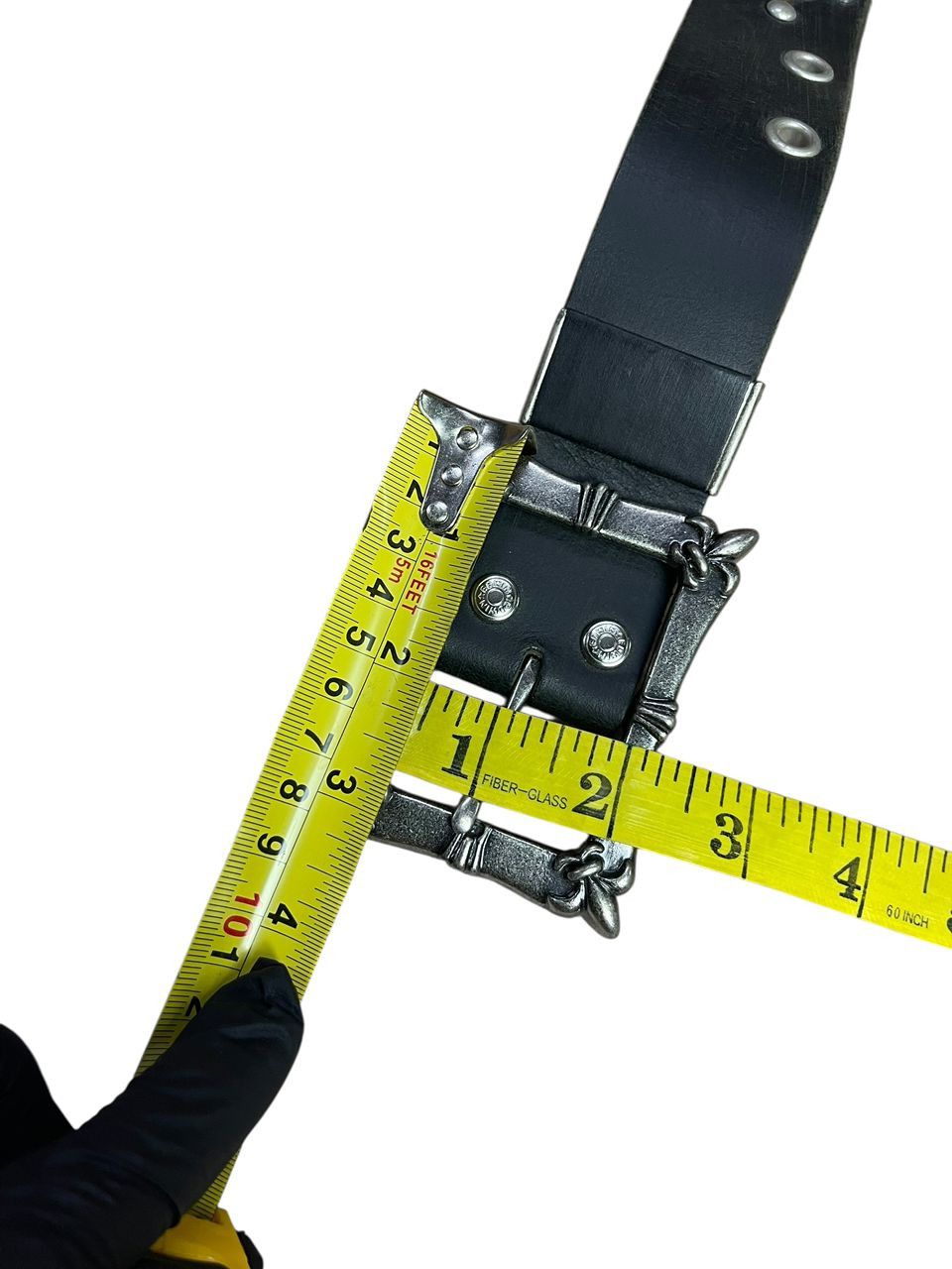 Edwin Vintage Edwin Metal Studded Leather Belts Size ONE SIZE - 6 Thumbnail