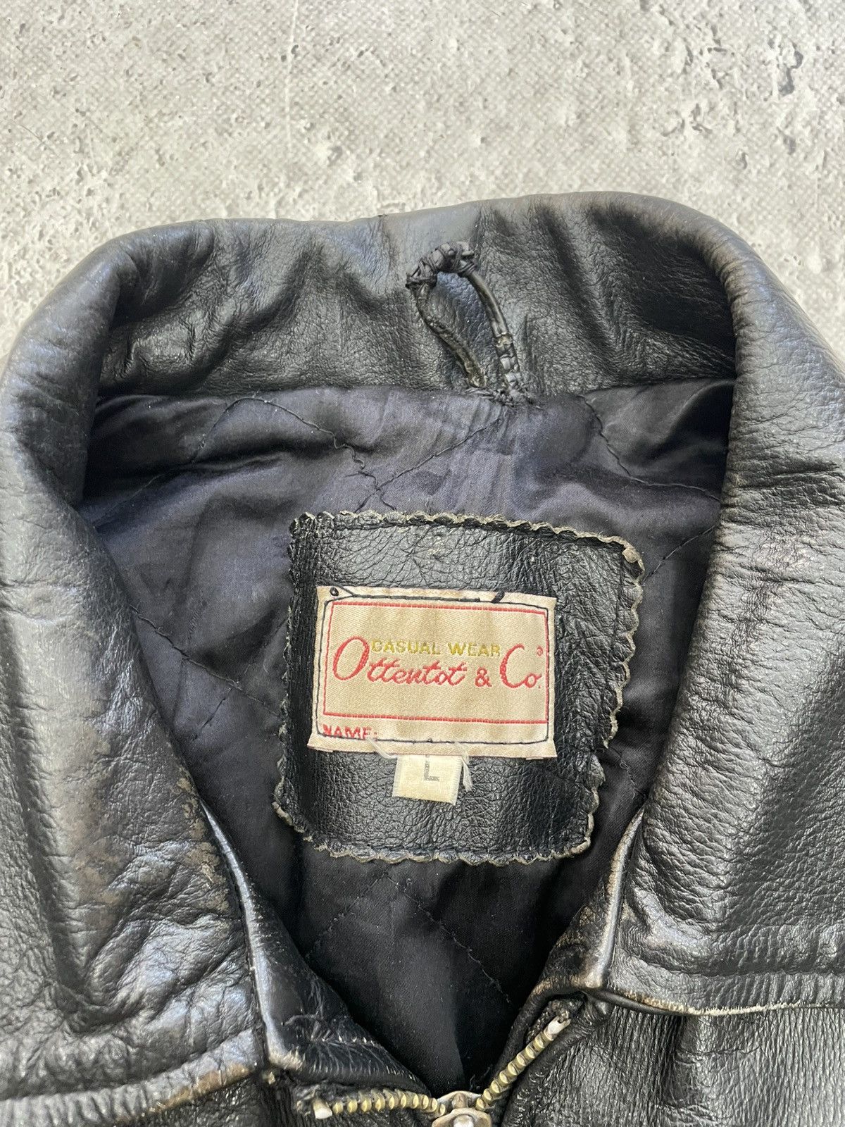 Japanese Brand Leather jacket punk cropped bomber schott style 90s y2k Size US L / EU 52-54 / 3 - 8 Thumbnail