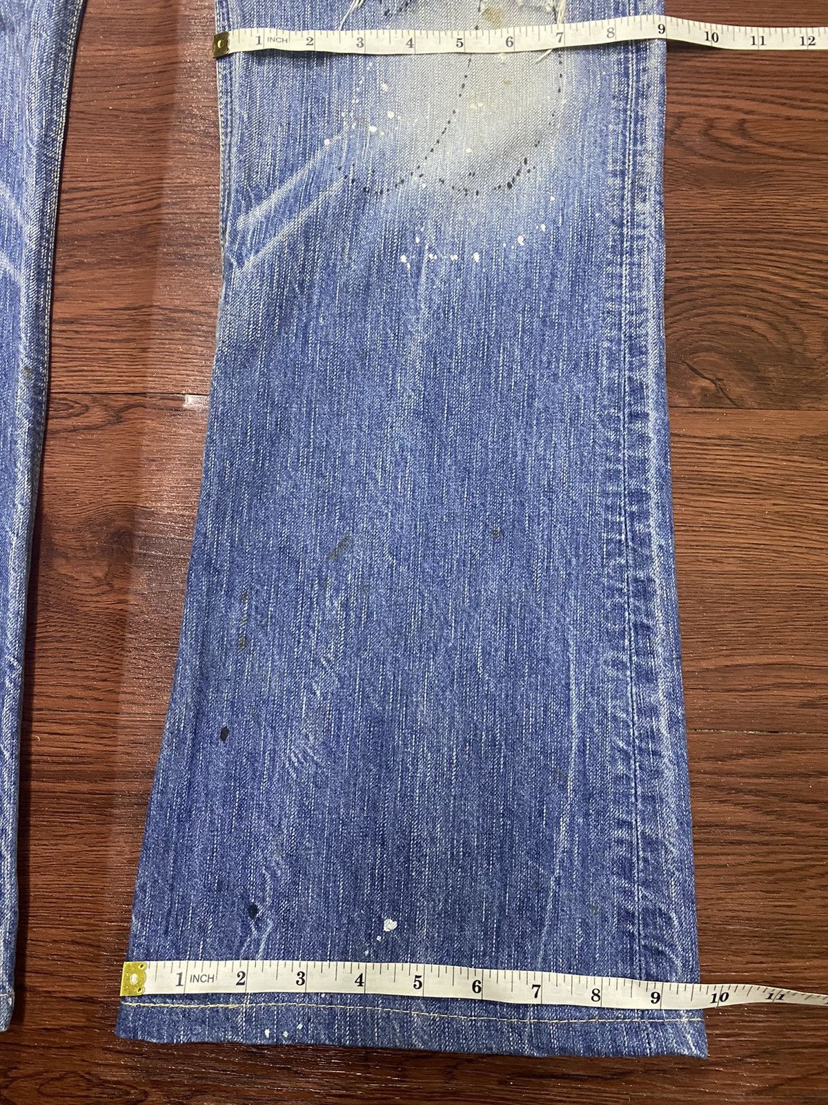 Japanese Brand Vintage Japanese Brand Edwin Blue Trip Flare Jeans Size US 37 - 16 Thumbnail