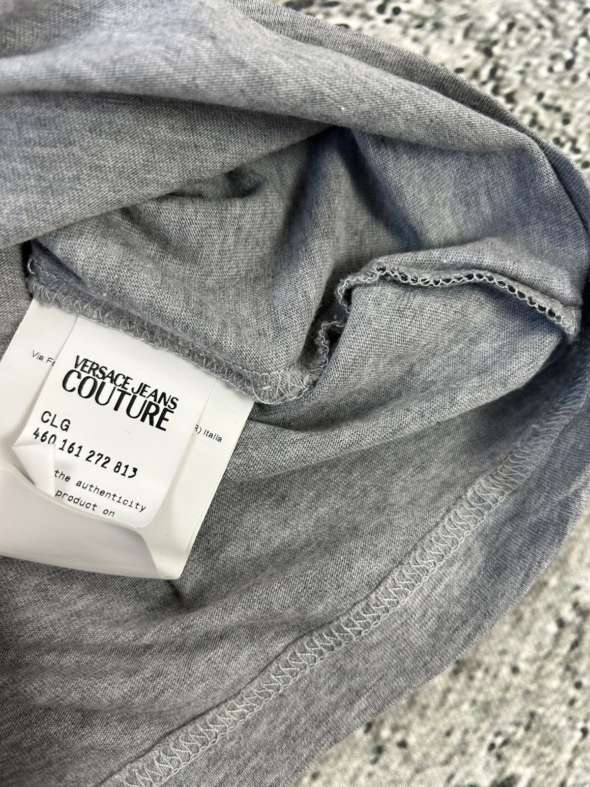 Versace Jeans Couture Versace Jeans Couture t-shirt grey pink big logo Size S / US 4 / IT 40 - 4 Thumbnail