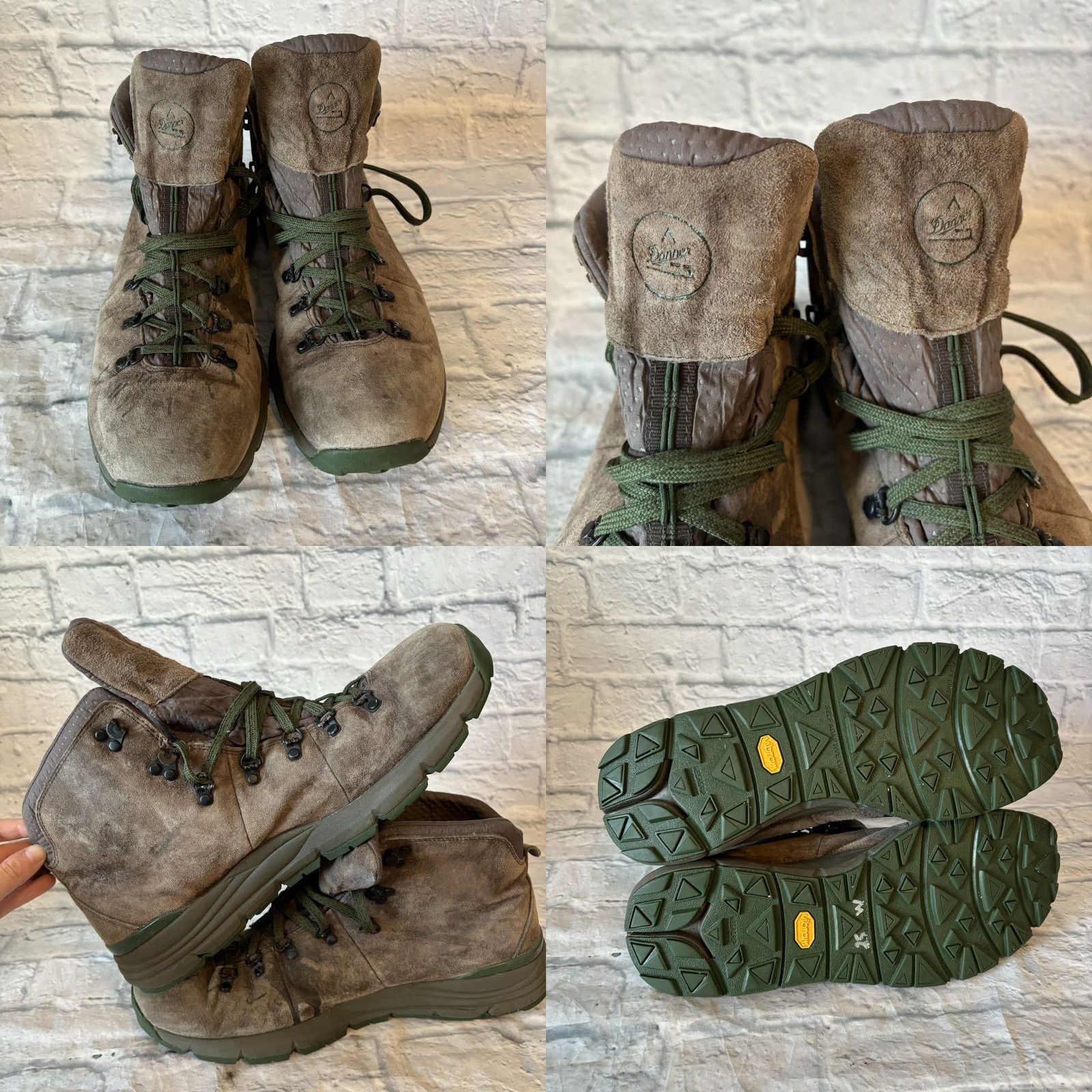 Danner Danner Mountain 600 Boots Brown Green Leather Vibram 4.5" 62243 Mens Size 14 D Boots Mens Size 14 Brown Size US 14 / EU 47 - 8 Thumbnail