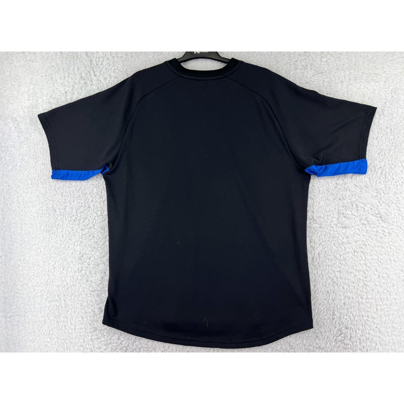 Nike Nike Dri-Fit Shirt Mens Medium Blue Short Sleeve V-Neck Soccer Activewear Poly Polyester Brand Nike Regular Fit 90s? Size US M / EU 48-50 / 2 - 2 Thumbnail