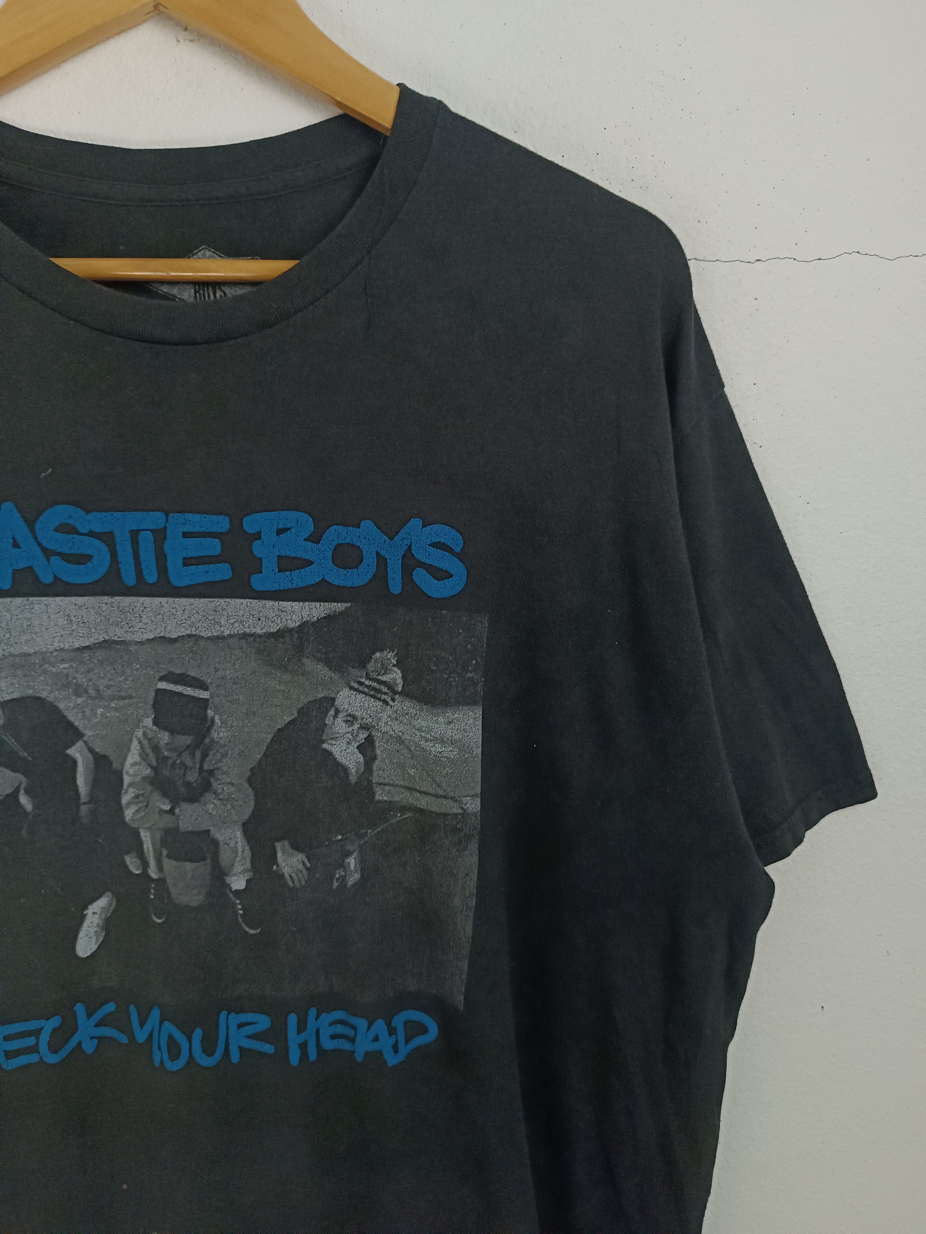 Rap Tees THRASHED FADED VINTAGE BEASTIE BOYS CHECK YOUR HEAD PUNK Size US XL / EU 56 / 4 - 6 Thumbnail