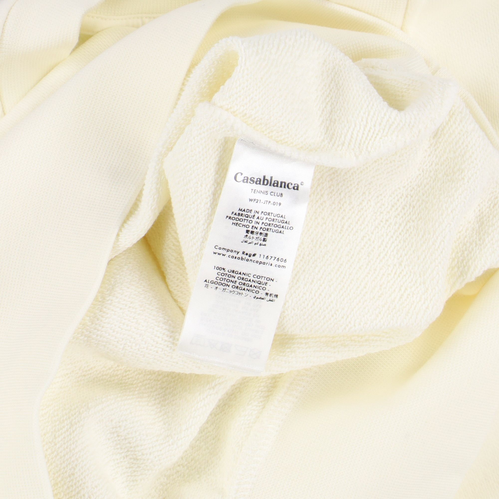 Casablanca Cream Casa Way Tennis Club Logo Sweatshirt Size XXS / US 00 / IT 34 - 6 Thumbnail