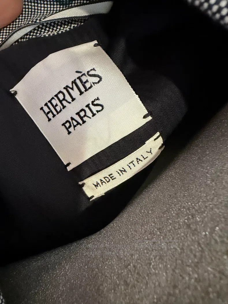 Hermes Hermes Pig Nose Printed Denim Jacket Size XS / US 0-2 / IT 36-38 - 3 Thumbnail