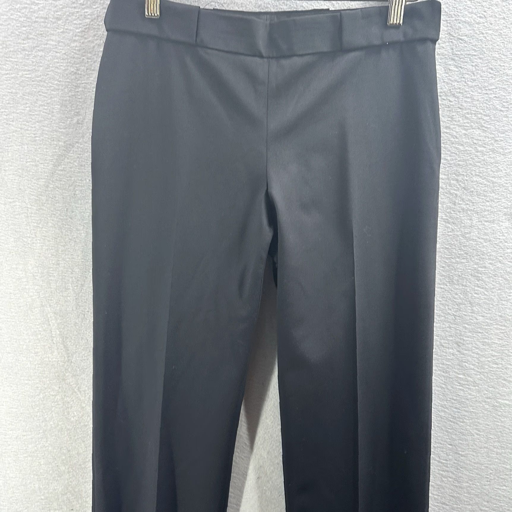 Vintage VINTAGE Theyskens' Theory Pants Womens Large Black High Waist Trouser Minimalist Quiet Luxury Dress Pants Size 30" / US 8 / IT 44 - 3 Thumbnail