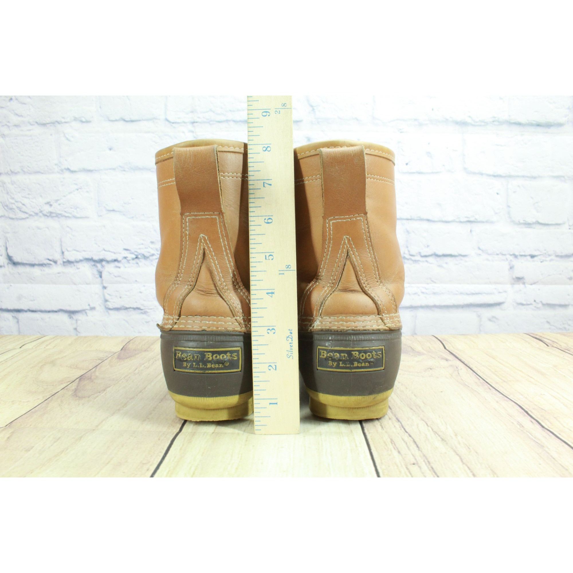 Goretex × L.L. Bean × Leather LL Bean Women's 8" Gore-tex Insulated Mid Calf Duck Boots Size US 8 / IT 38 - 6 Thumbnail