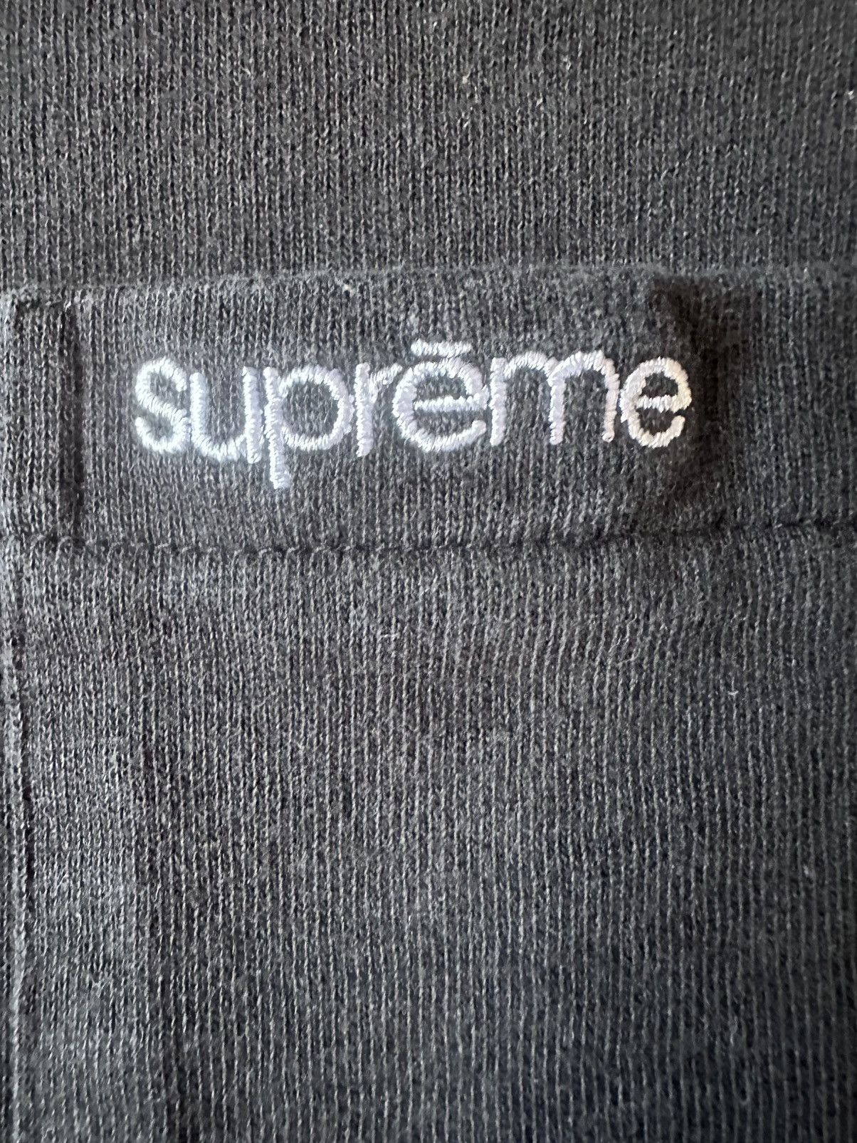 Supreme SUPREME S/S POCKET TEE FW24 BLACK LARGE Size US L / EU 52-54 / 3 - 3 Thumbnail