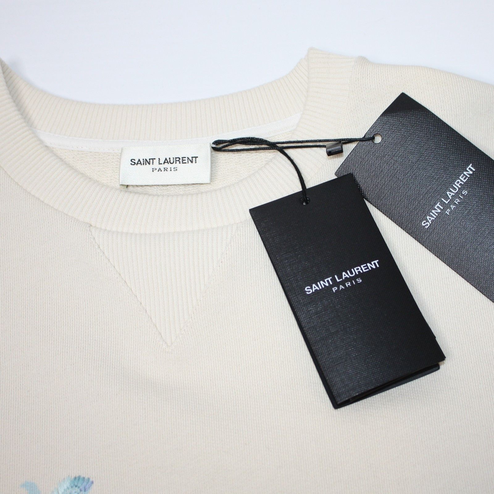 Saint Laurent Paris Waiting For Sunset Embroidered Sweatshirt in size Small $850 Size US S / EU 44-46 / 1 - 6 Thumbnail