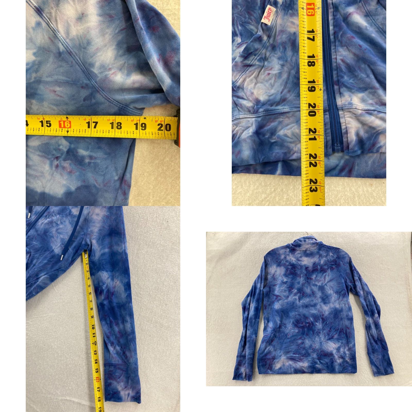 Juicy Couture Juicy Couture Jacket Sport Womens Medium Full Zip Blue Size M / US 6-8 / IT 42-44 - 8 Thumbnail