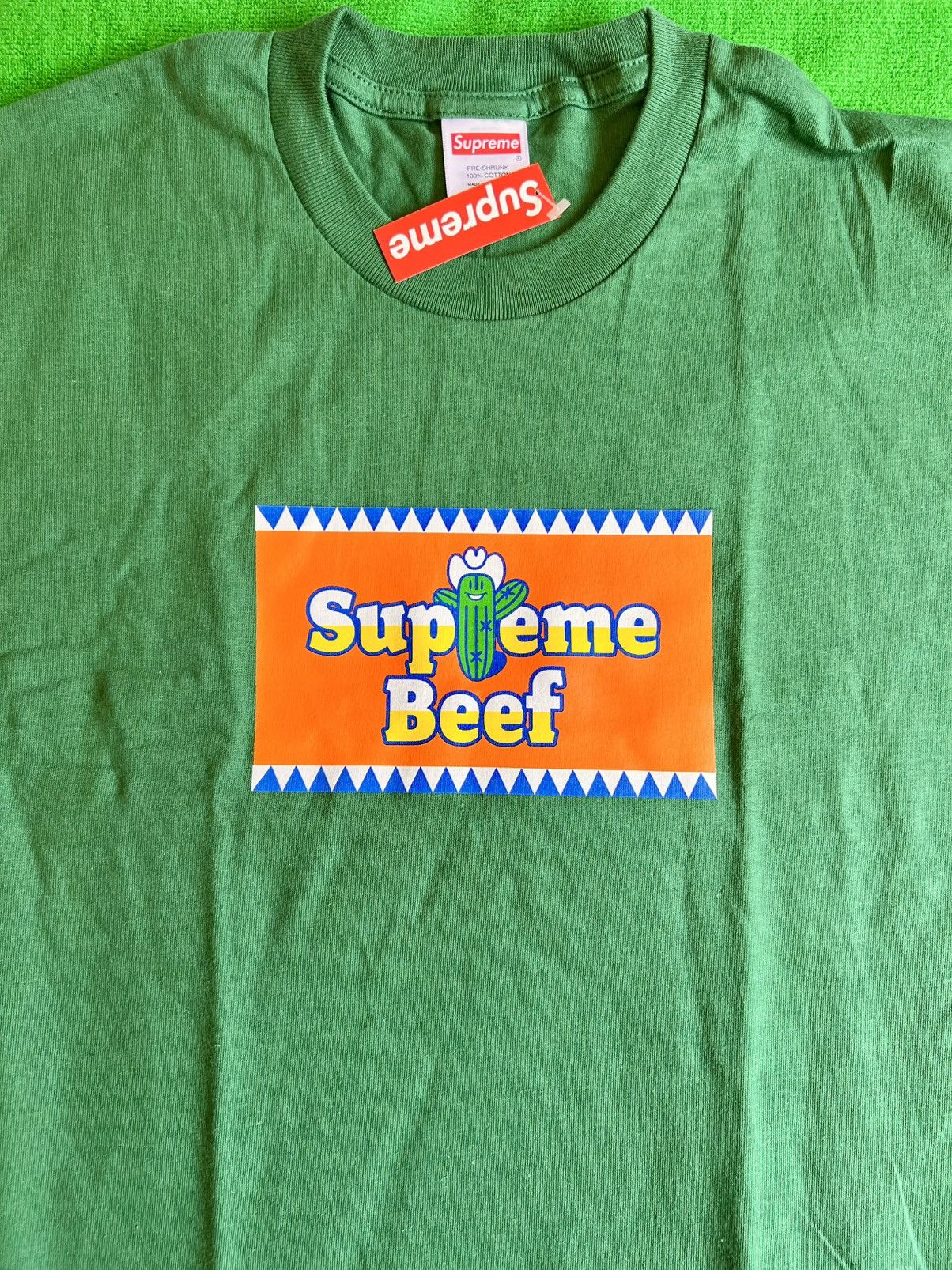 Supreme XXL Supreme Beef Tee photo 2025 western beef light pine Size US XXL / EU 58 / 5 - 7 Thumbnail