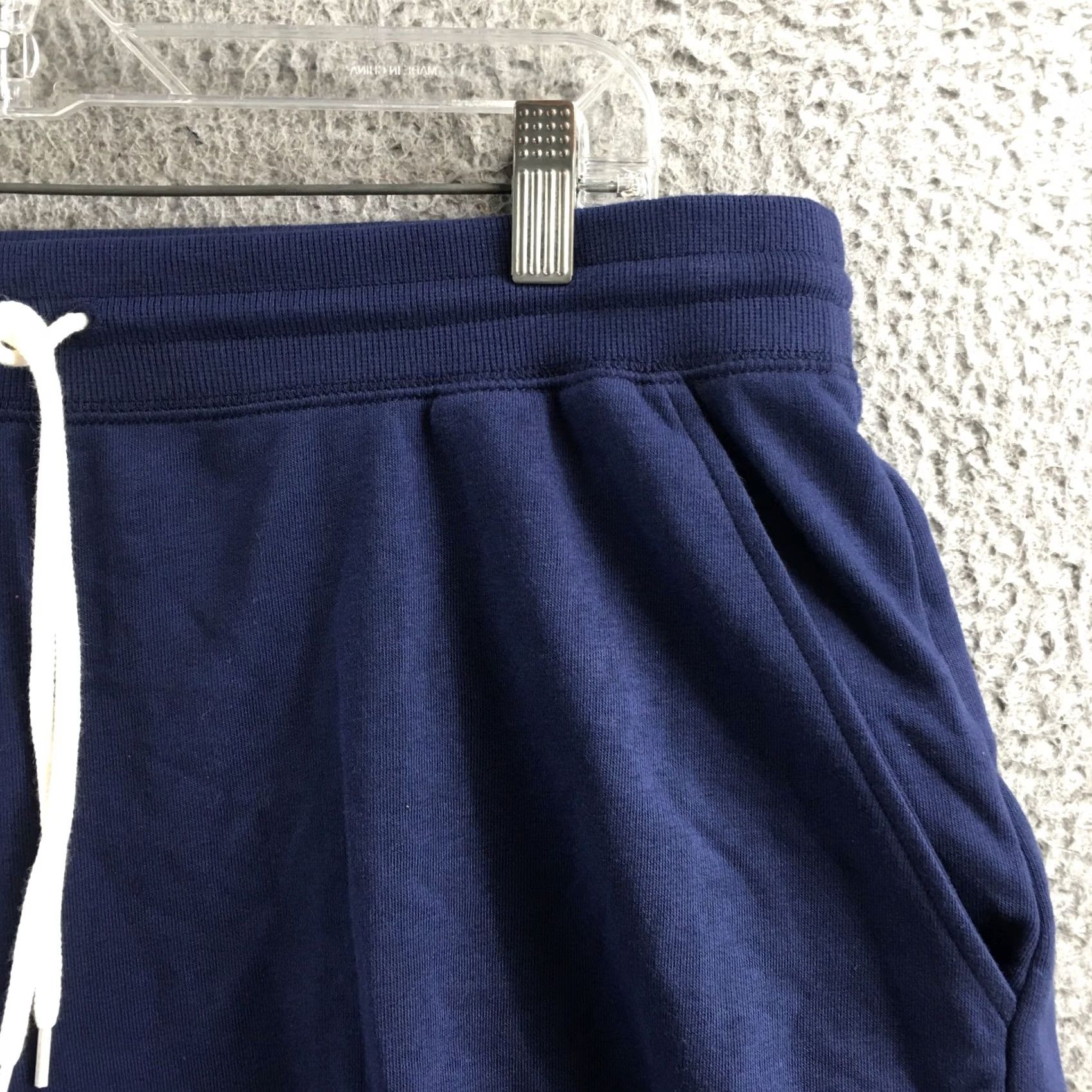 Old Navy Old Navy Sweat Short Mens XL Blue Hi-Rise Drawstring Pocket NEW Size US 36 / EU 52 - 3 Thumbnail