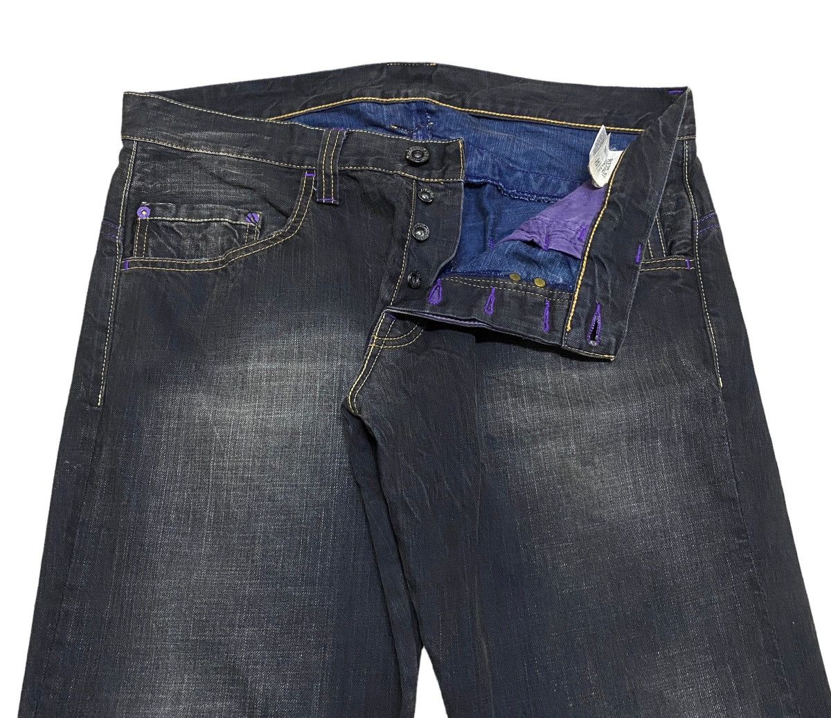Replay Very Rare Vintage Brand Replay Waxed Jeans 1990s Size US 33 - 6 Thumbnail