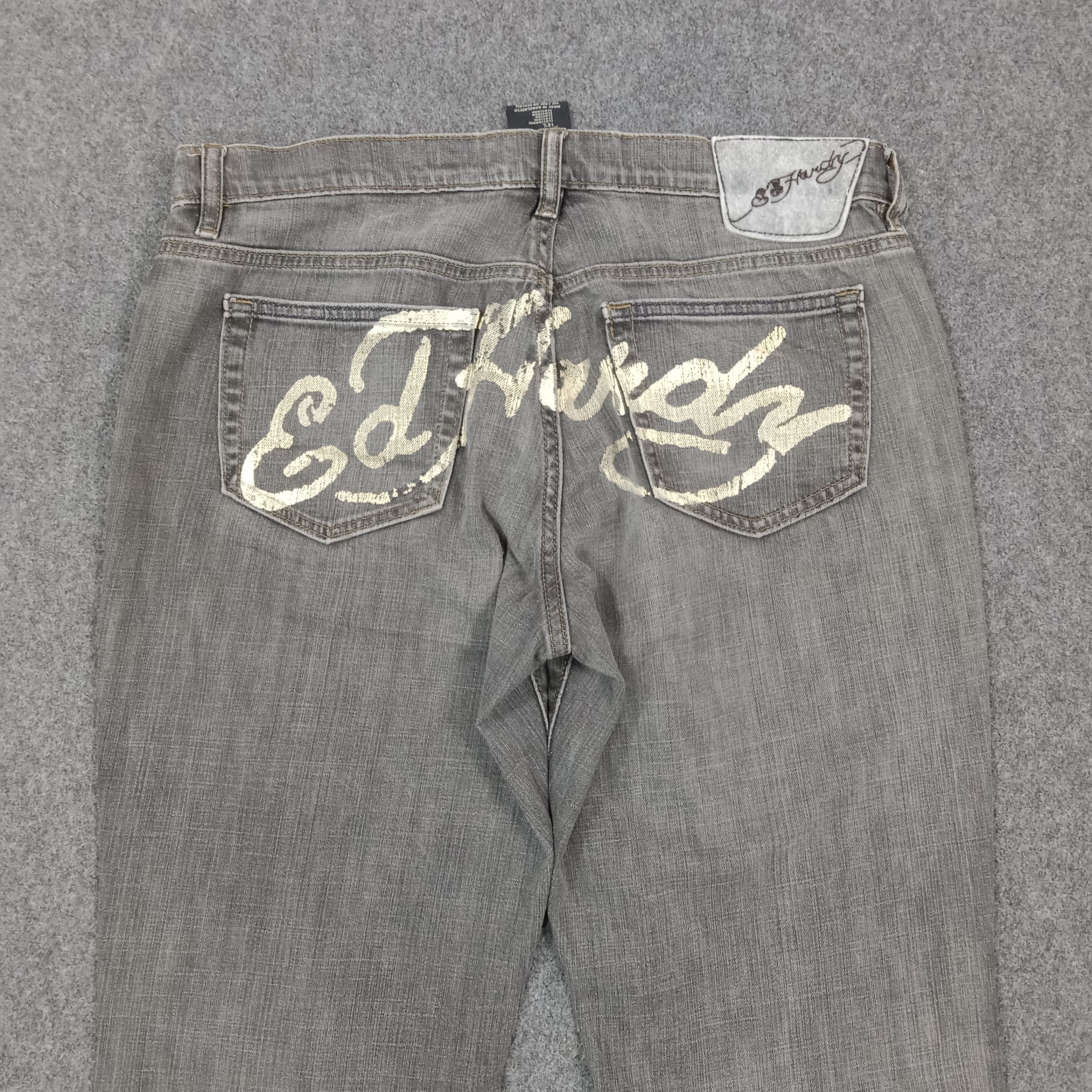 Ed Hardy Ed Hardy American Super Low Rise Denim Jeans C280N22 Size 34" / US 12 / IT 48 - 2 Thumbnail