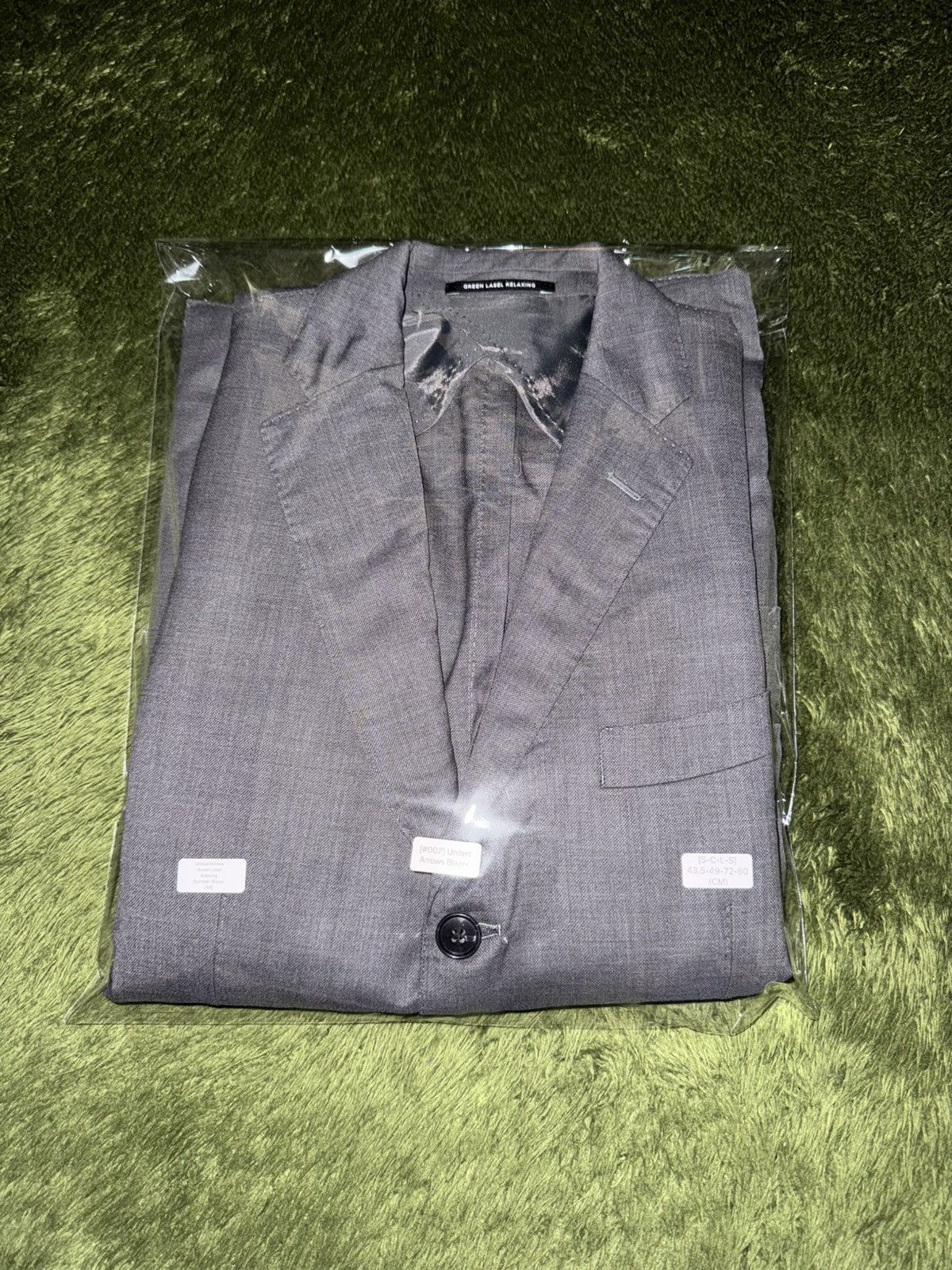 United Arrows [46] United Arrows GLR Summer Wool Blazer Jacket Size 46S - 13 Thumbnail