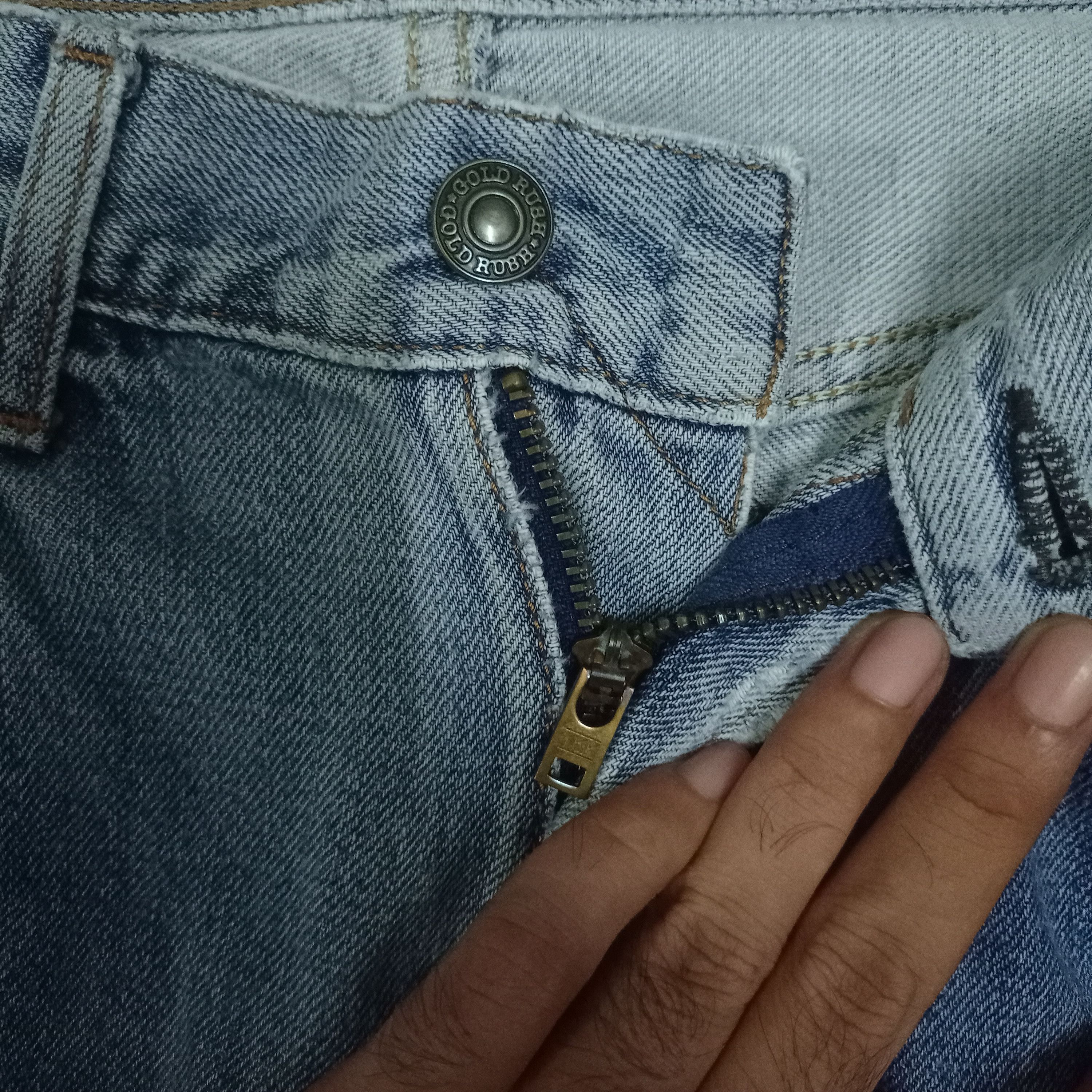 Japanese Brand Vintage Japanese Brand Blue Wash Loose Style Jeans Size US 29 - 3 Thumbnail