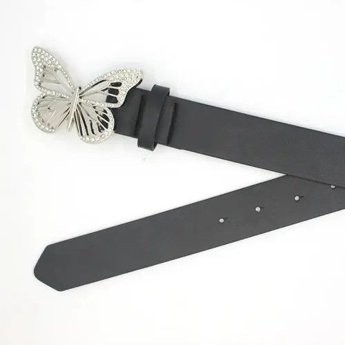 Vintage Y2k Diamond Butterfly Belt Size ONE SIZE - 3 Thumbnail