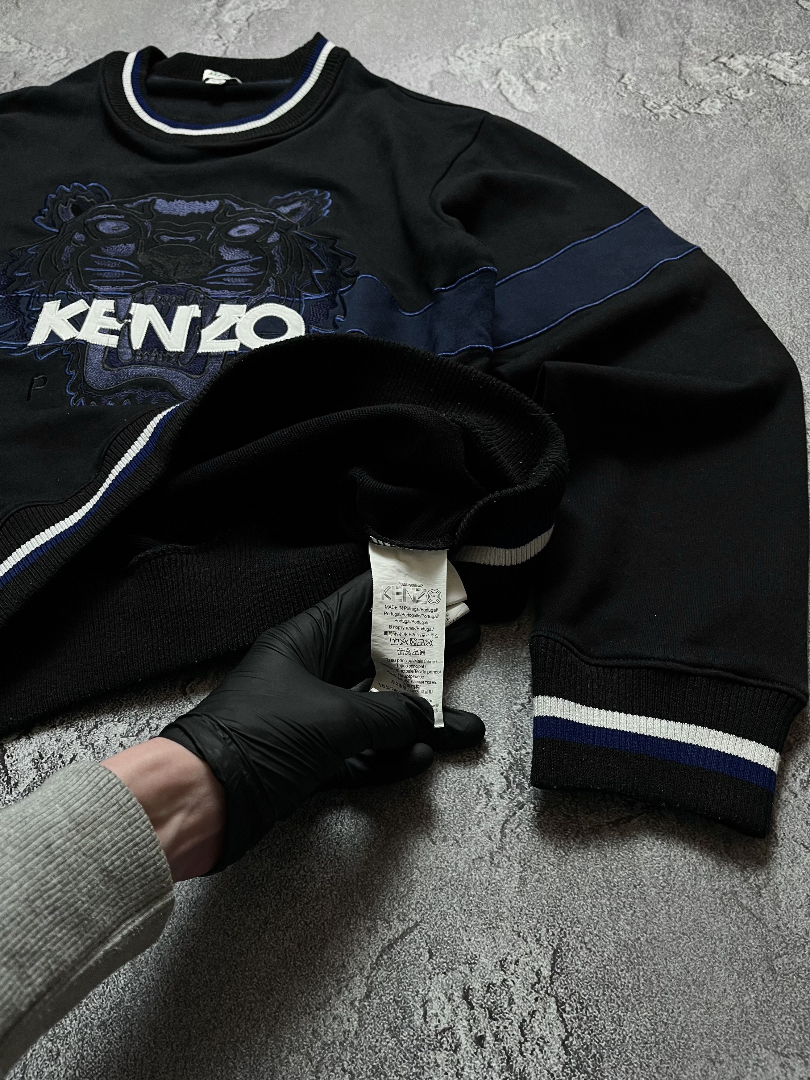 Kenzo Vintage Sweatshirt Kenzo Big Logo Striped Old Money Mens L Size US L / EU 52-54 / 3 - 8 Thumbnail