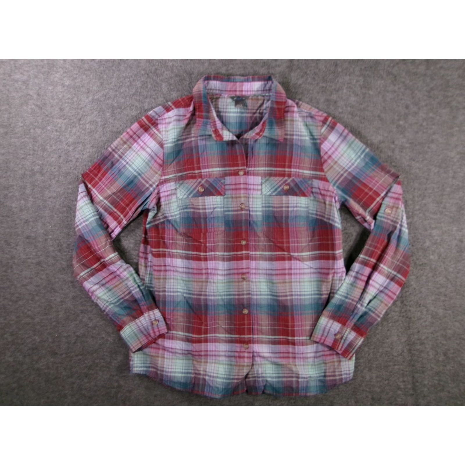 Eddie Bauer Eddie Bauer Top Women Small Plaid Lightweight Casual Outdoor Capsule Base Work Size S / US 4 / IT 40 - 2 Thumbnail