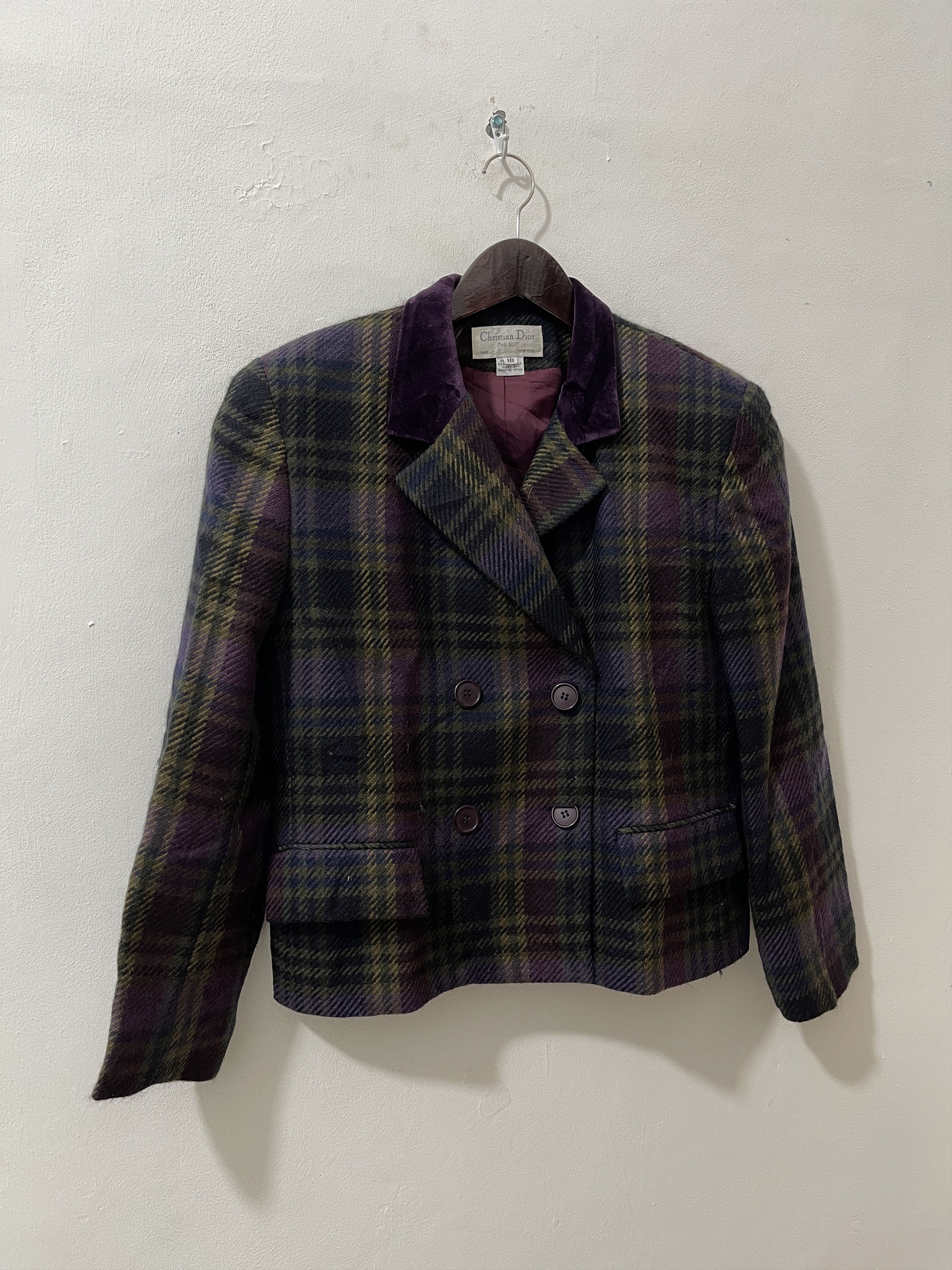 Christian Dior Monsieur Vintage Christian Dior The Suit Double Breast Wool Cropped Size 42R - 3 Thumbnail