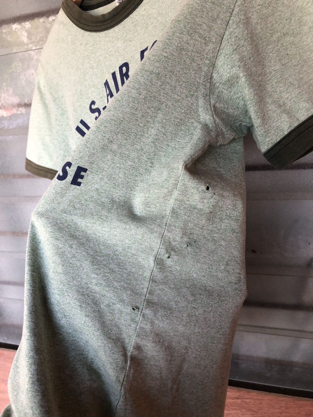 Buzz Rickson's Vintage 80’s U.S Air Force Texas Toyo Interprise Ringer Tee Size US S / EU 44-46 / 1 - 7 Thumbnail