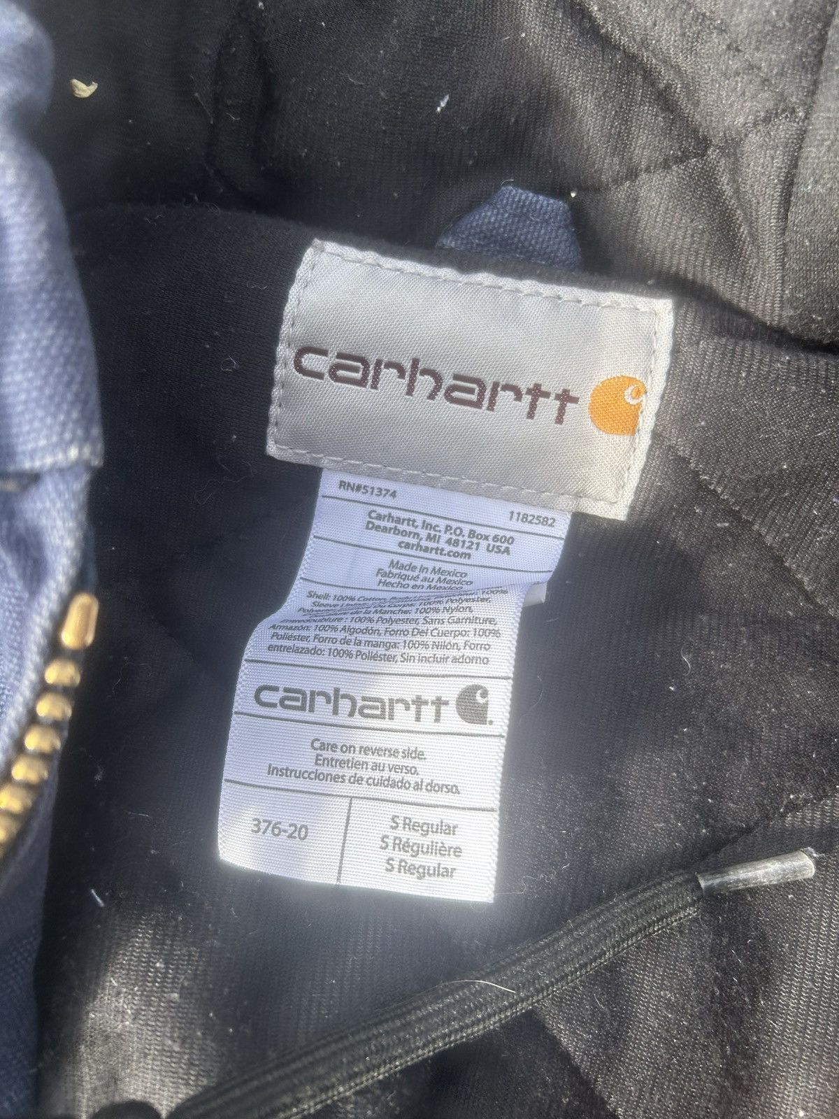 Carhartt Navy Blue Carhartt jacket Size US S / EU 44-46 / 1 - 4 Thumbnail