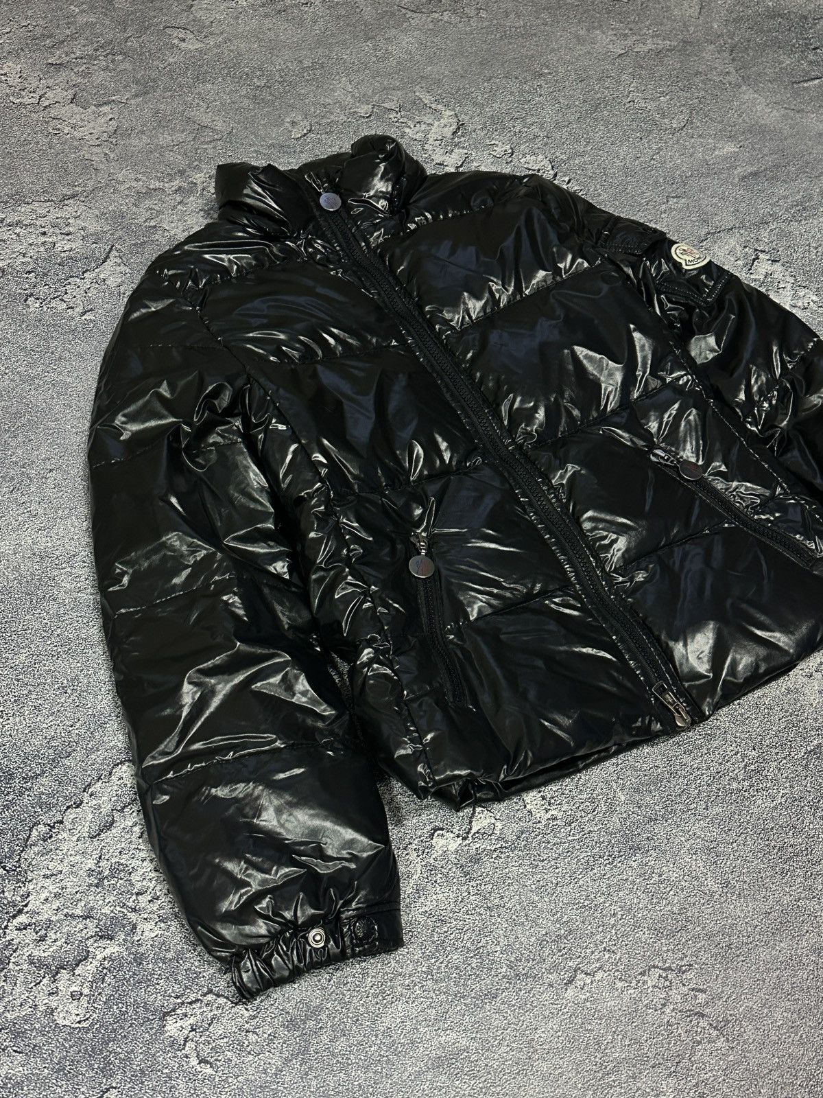 Moncler Authentic Moncler Maya Giubbotto Kids Down Jacket Black 10Y Size XXS / US 00 / IT 34 - 10 Thumbnail