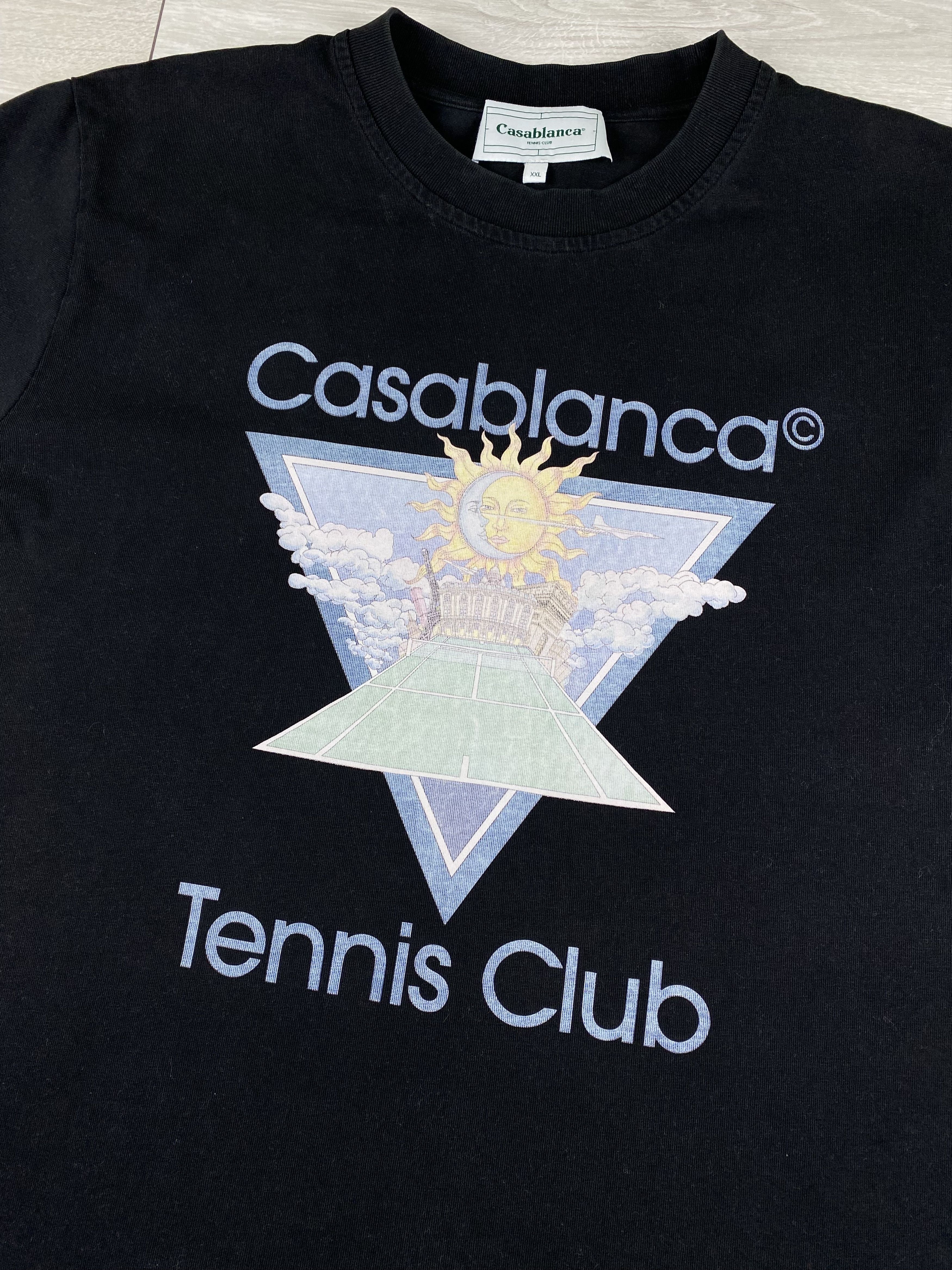 Casablanca Vintage Casablanca Tennis Club T-shirt Black XL-XXL Size US XL / EU 56 / 4 - 5 Thumbnail